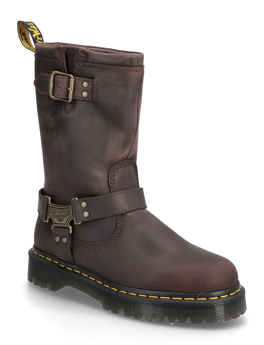 Dr. Martens - Anistone Hi - flache stiefeletten - dark brown - 0