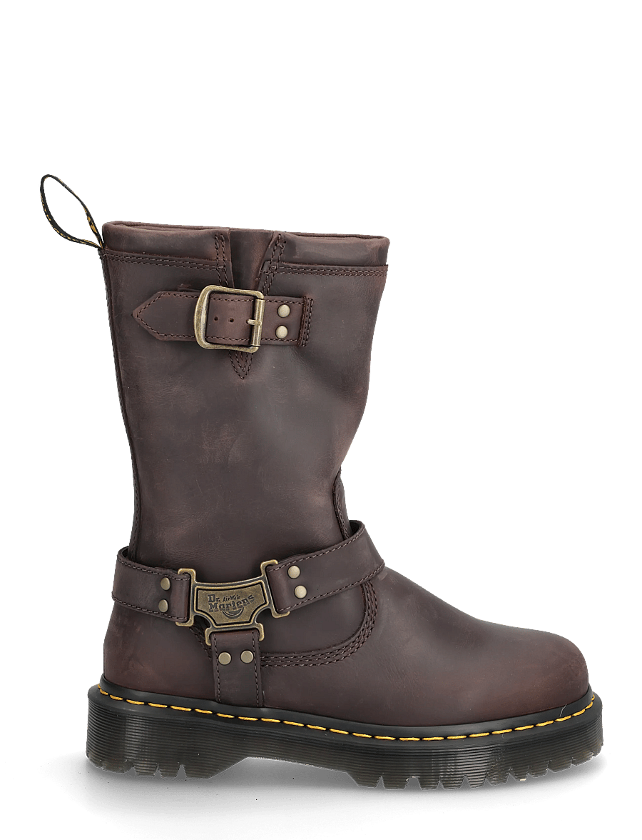 Dr. Martens - Anistone Hi - flache stiefeletten - dark brown - 1