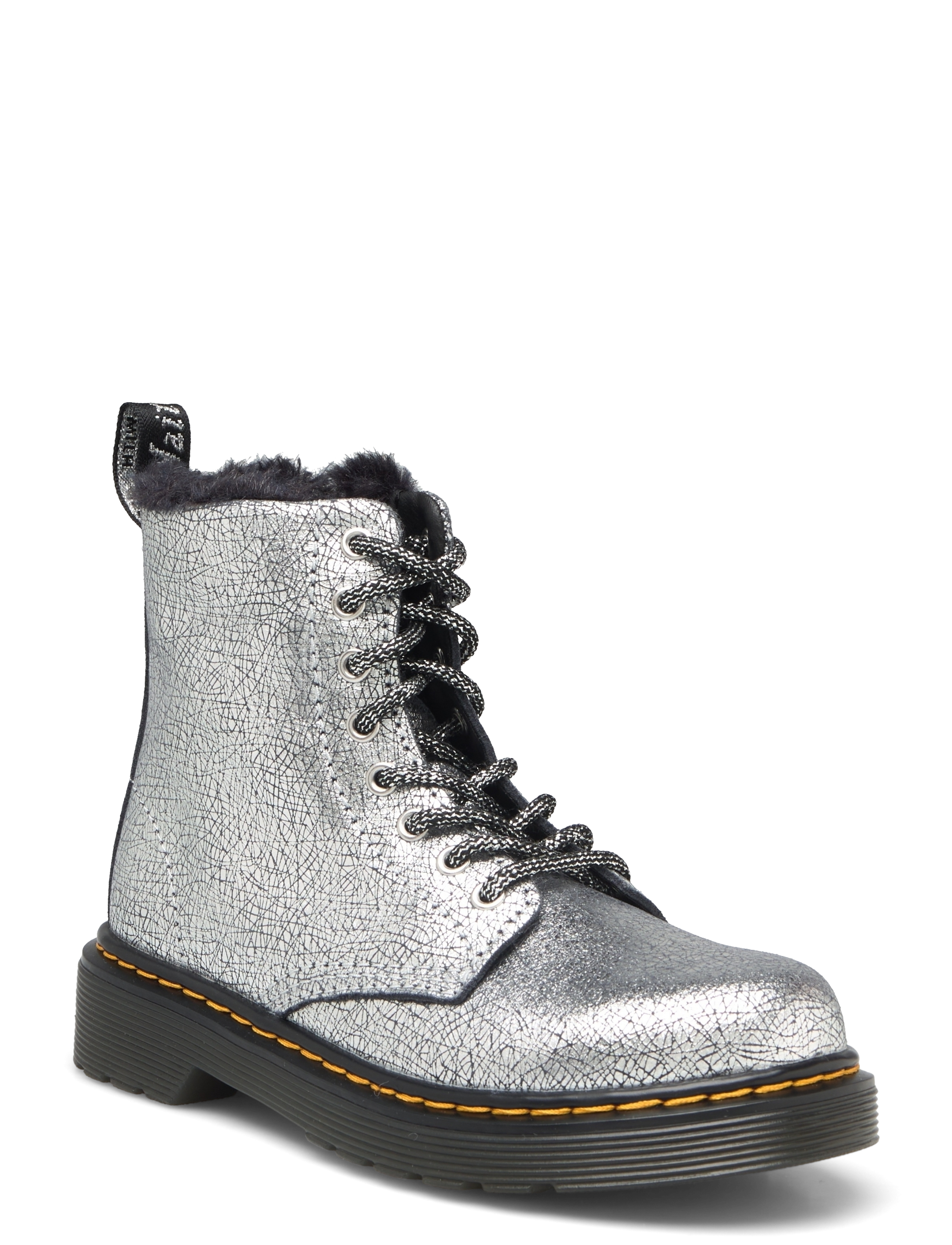 Dr. Martens 1460 Serena J Silver Distressed Foil -  - SILVER / silver