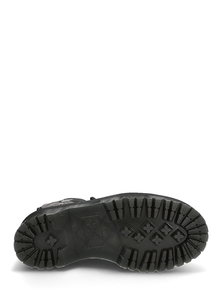 Dr. Martens - Sinclair Black Decayed Roses Classic Tumbled Nappa - black - 4
