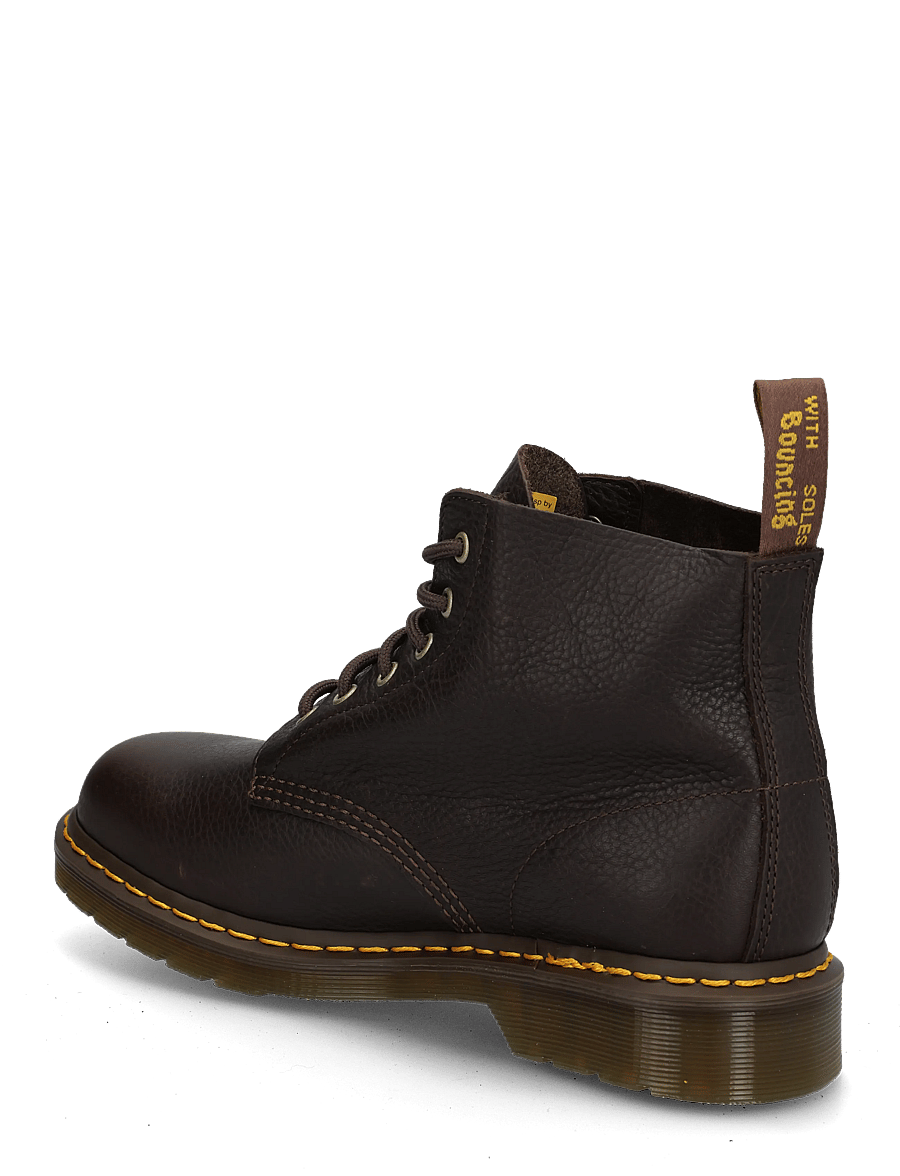 Dr. Martens - 101 Ub Dark Brown Ambassador - laced boots - dark brown - 1