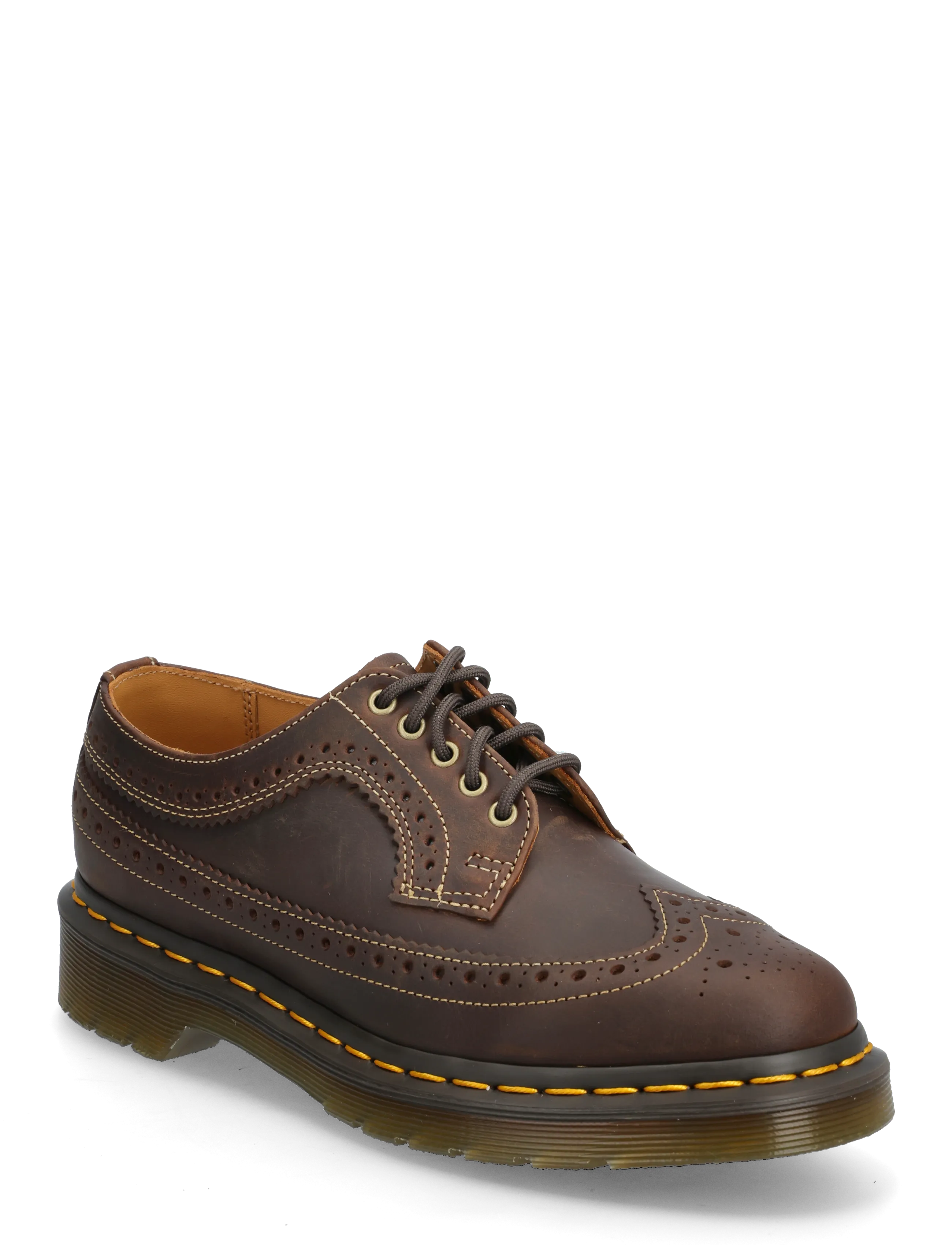 Dr. Martens 3989 Ys Dark Brown Crazy Horse, 42, Schuhe, Braun - Laced Frauen