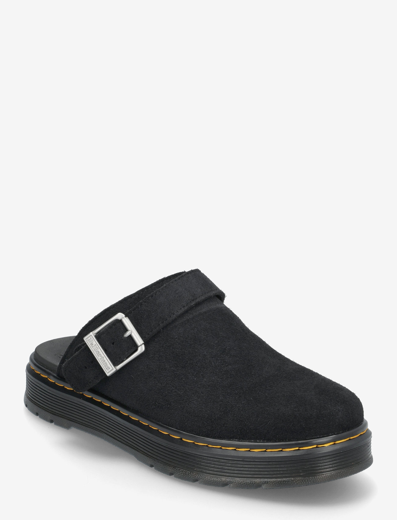 Dr. Martens - Brookline Mule Black Bronx Suede - mules & clogs - black - 0