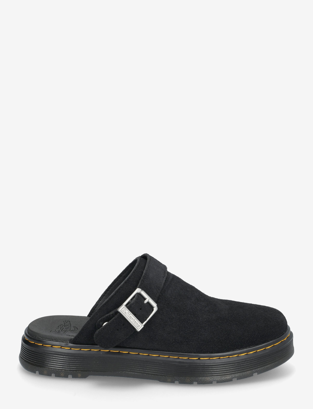 Dr. Martens - Brookline Mule Black Bronx Suede - mules & clogs - black - 1
