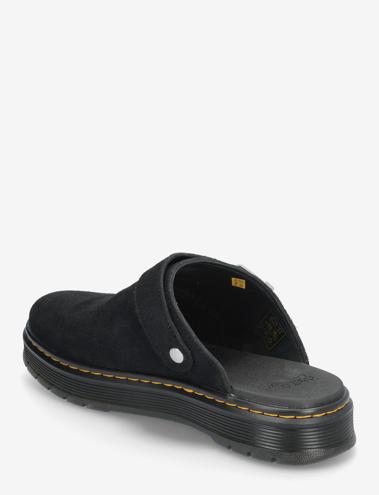 Dr. Martens - Brookline Mule Black Bronx Suede - mules & clogs - black - 2