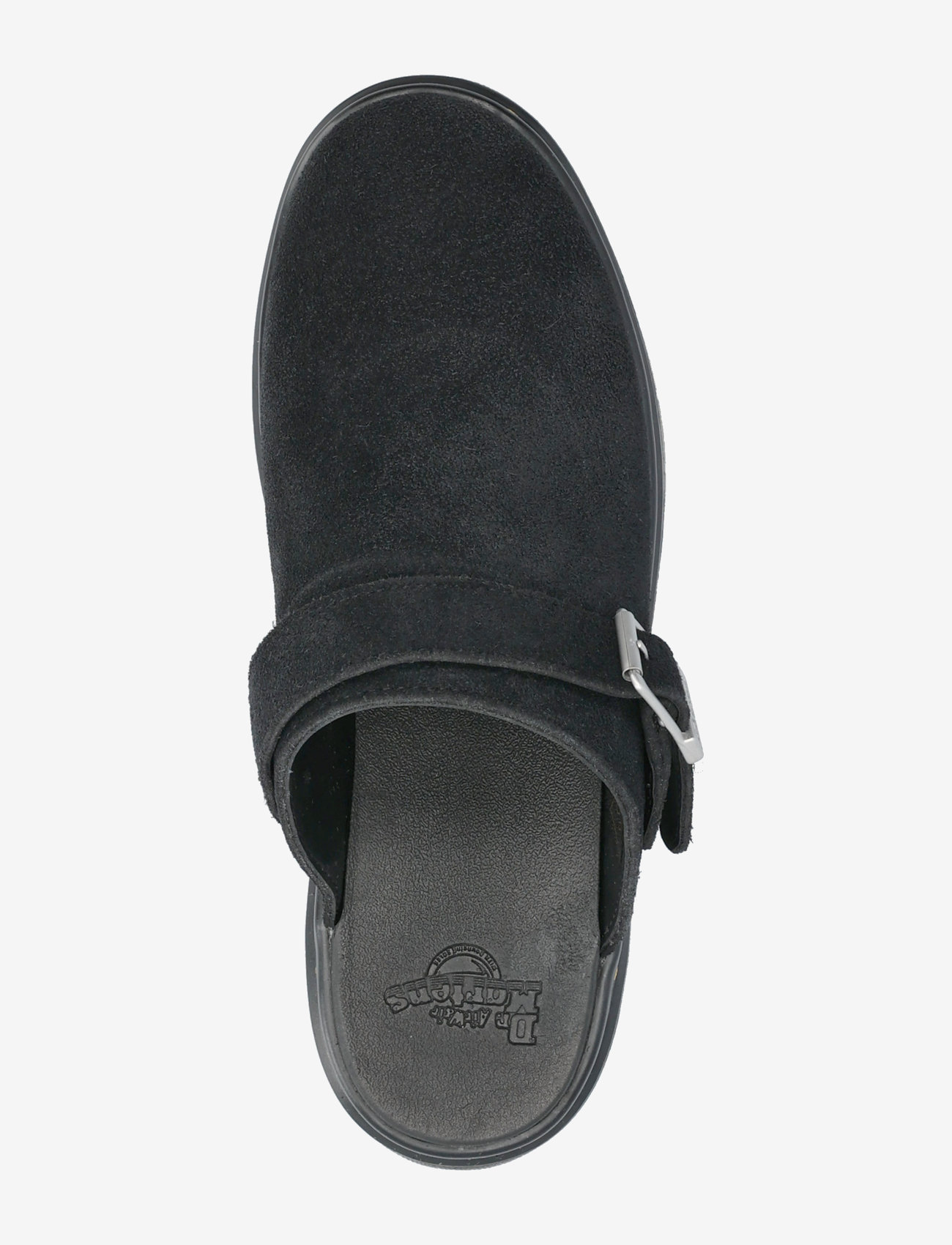 Dr. Martens - Brookline Mule Black Bronx Suede - mules & clogs - black - 3