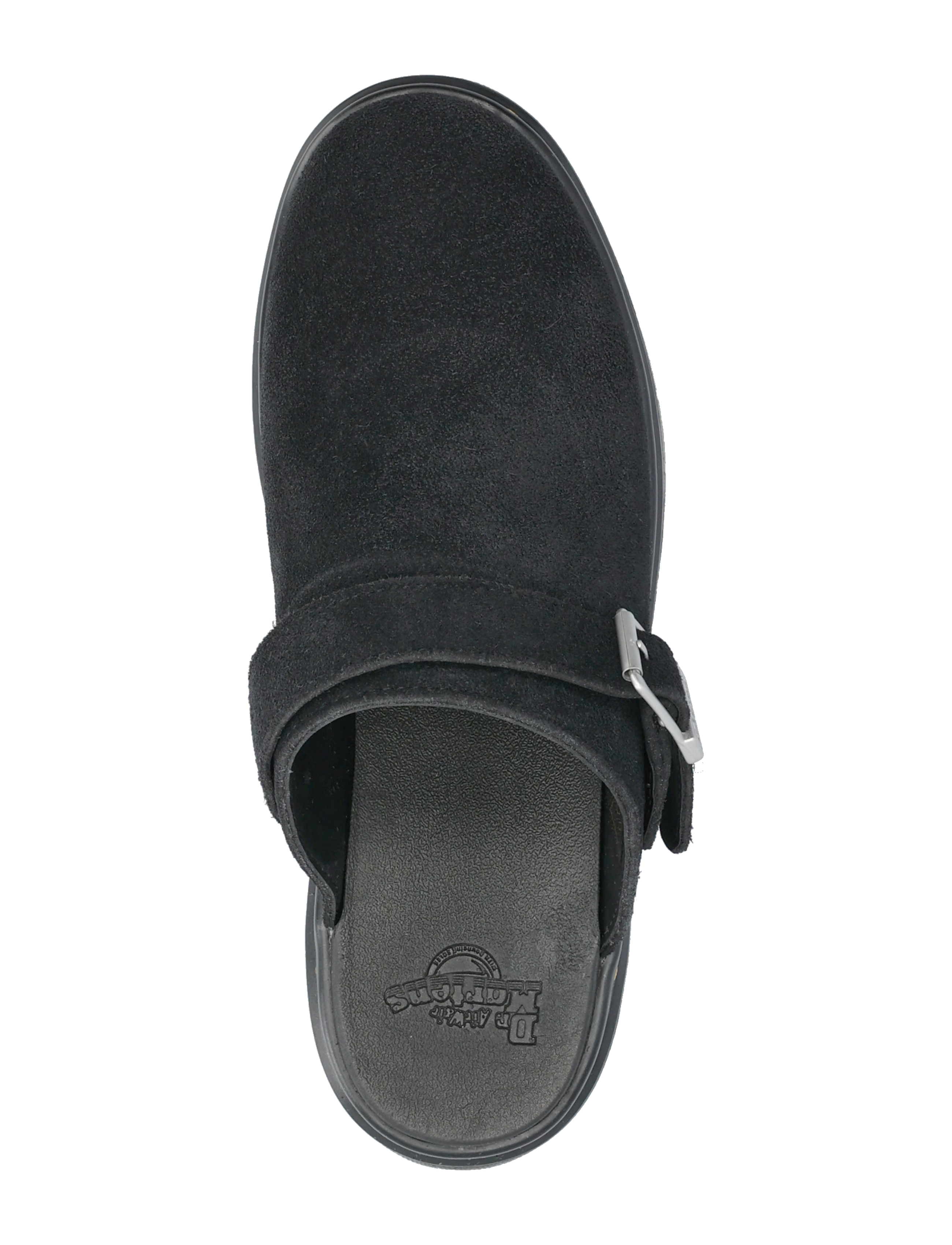 Dr. Martens - Brookline Mule Black Bronx Suede - mulor & clogs - black - 3
