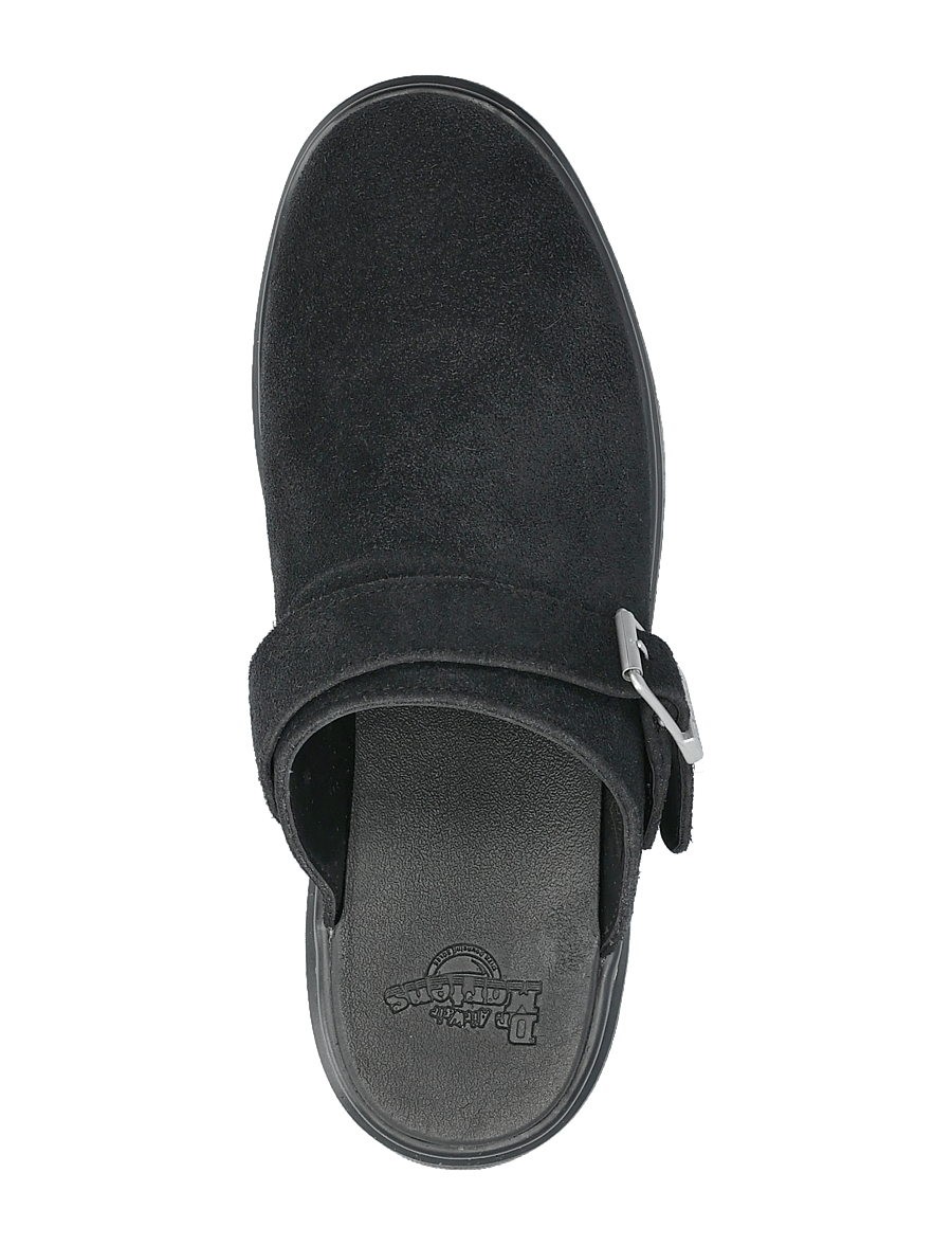 Dr. Martens - Brookline Mule Black Bronx Suede - muula-kingad ja kotad - black - 3