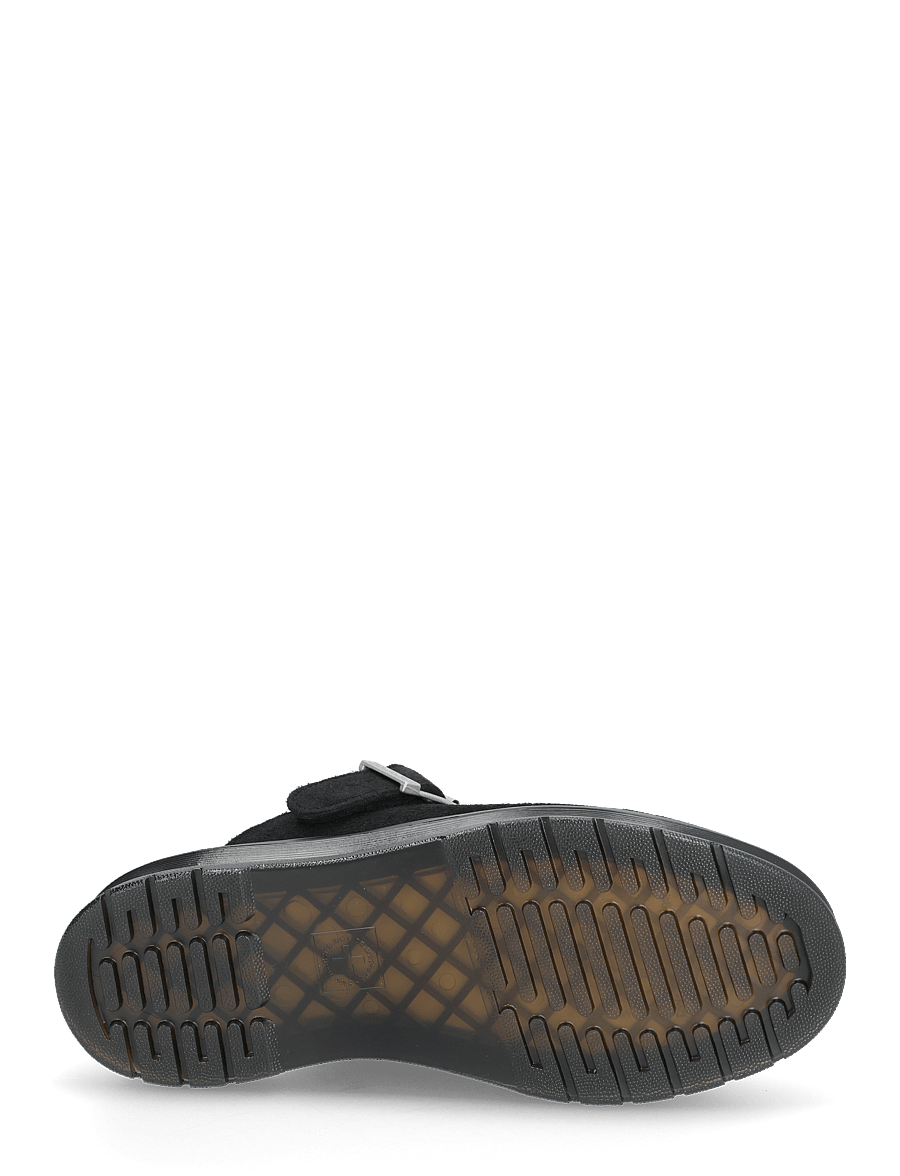 Dr. Martens - Brookline Mule Black Bronx Suede - muula-kingad ja kotad - black - 4