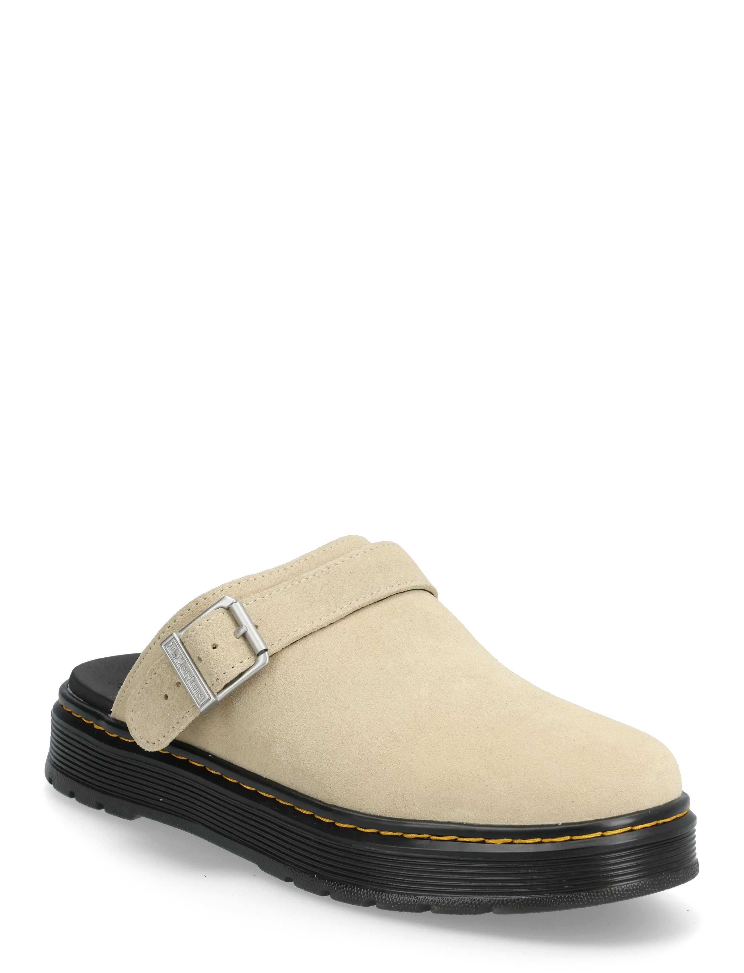 Dr. Martens Brookline Mule Light Tan Bronx Suede - Mules & Clogs - LIGHT TAN / beige