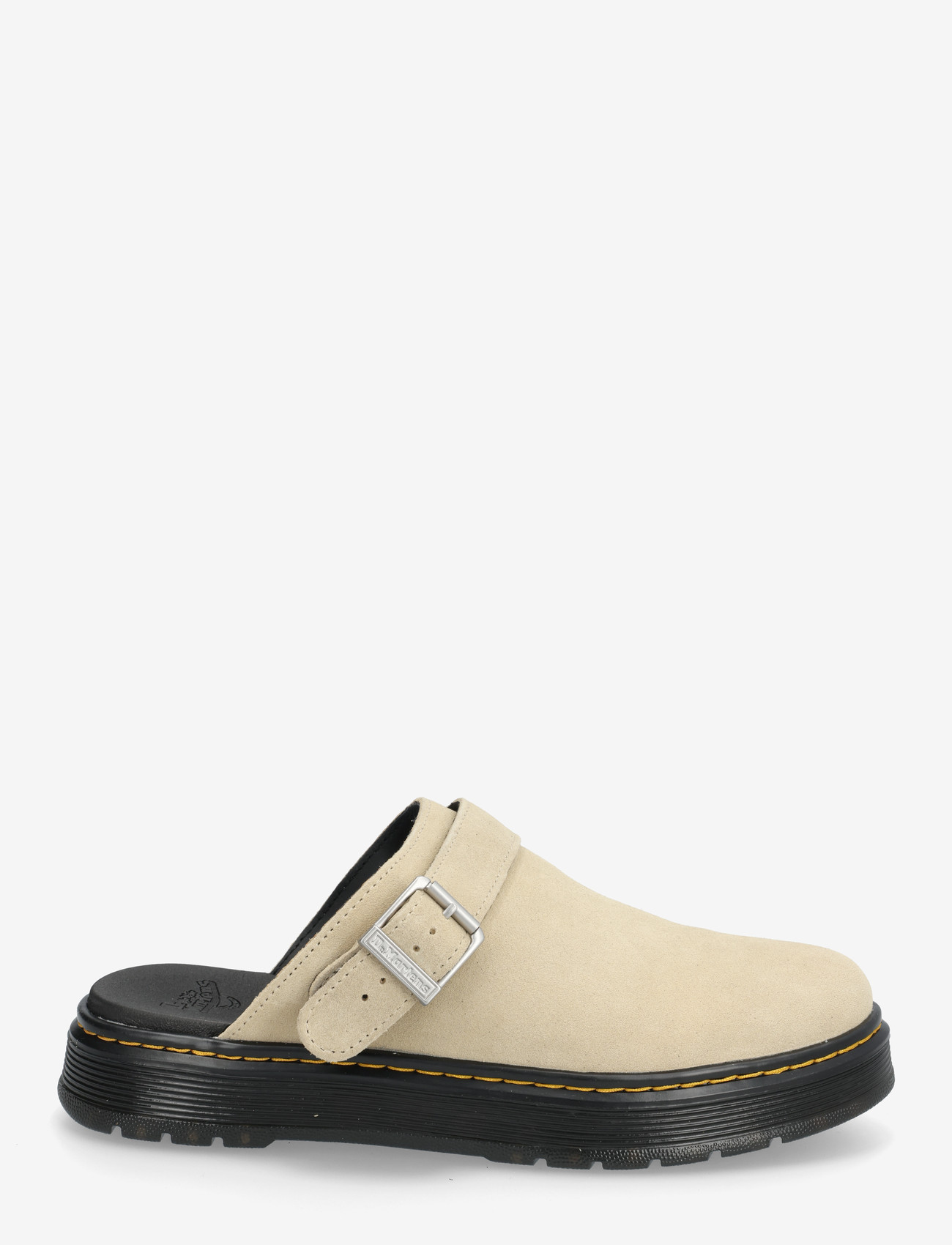 Dr. Martens - Brookline Mule Light Tan Bronx Suede - mules & clogs - light tan - 1