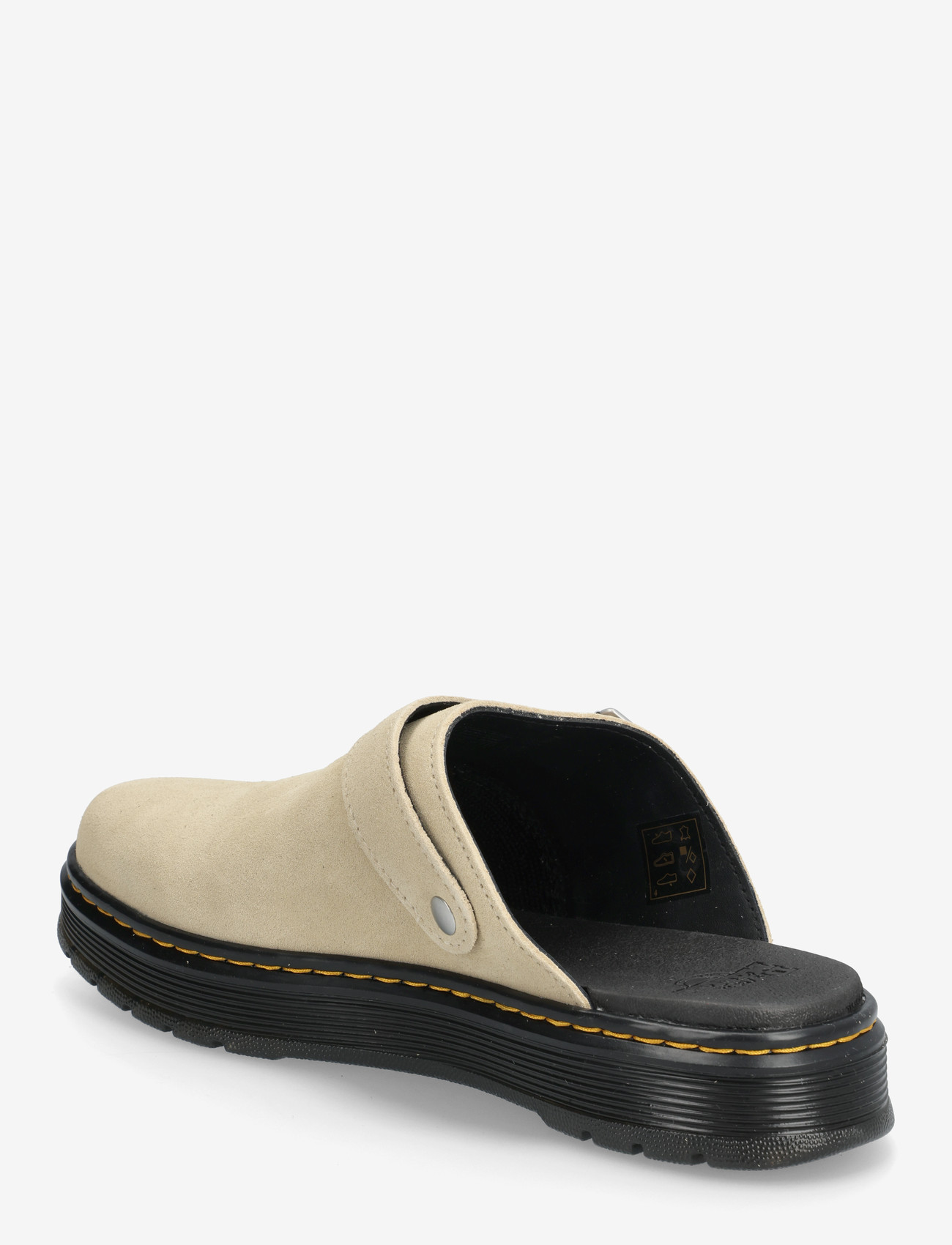 Dr. Martens - Brookline Mule Light Tan Bronx Suede - mules & clogs - light tan - 2