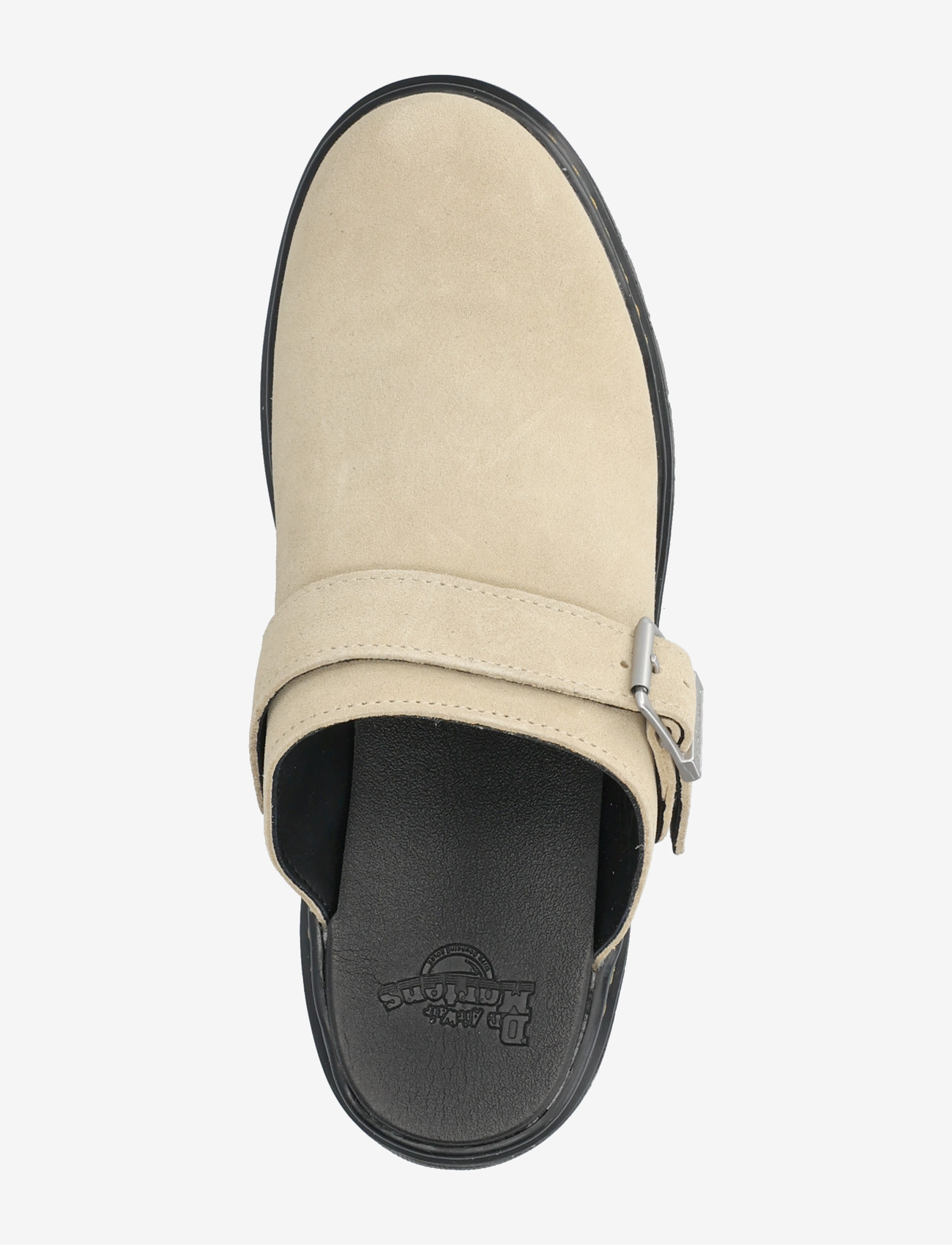 Dr. Martens - Brookline Mule Light Tan Bronx Suede - mules & clogs - light tan - 3