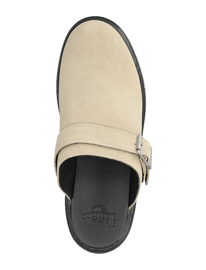 Dr. Martens - Brookline Mule Light Tan Bronx Suede - mules & clogs - light tan - 3