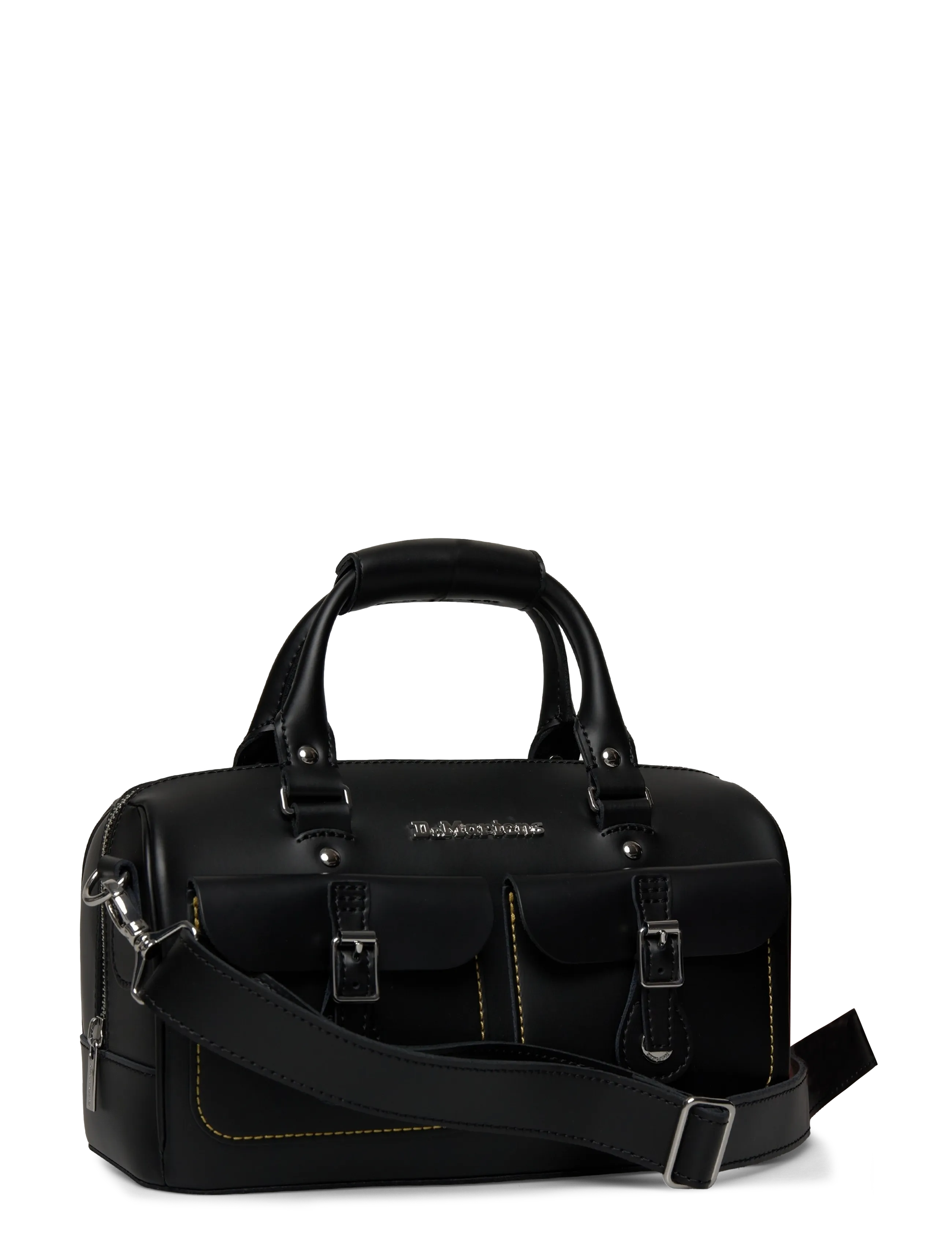 Dr. Martens - Top Handle Bag Black Kiev+Smooth - igapäevane stiil - black - 2