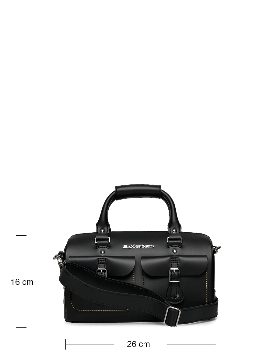 Dr. Martens - Top Handle Bag Black Kiev+Smooth - igapäevane stiil - black - 3