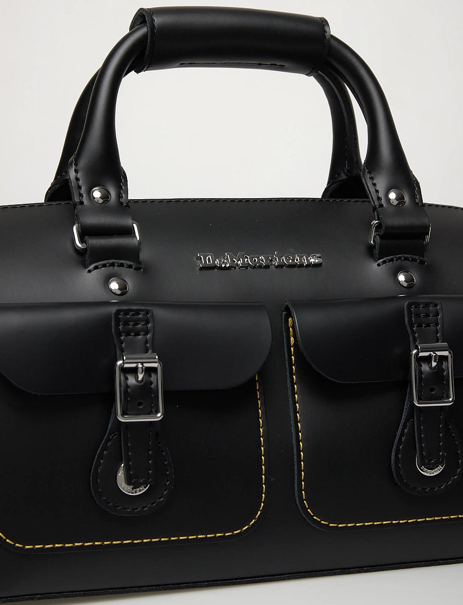 Dr. Martens - Top Handle Bag Black Kiev+Smooth - igapäevane stiil - black - 4