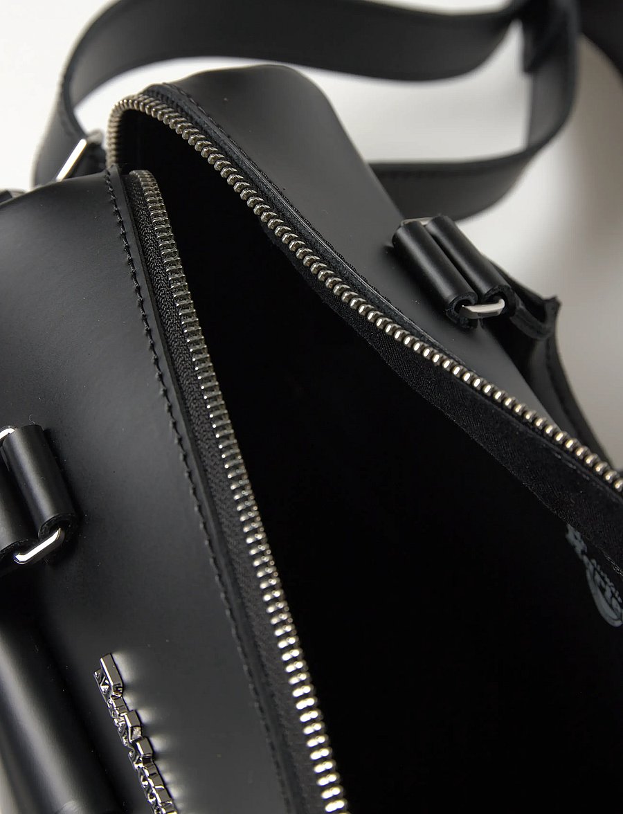 Dr. Martens - Top Handle Bag Black Kiev+Smooth - igapäevane stiil - black - 5