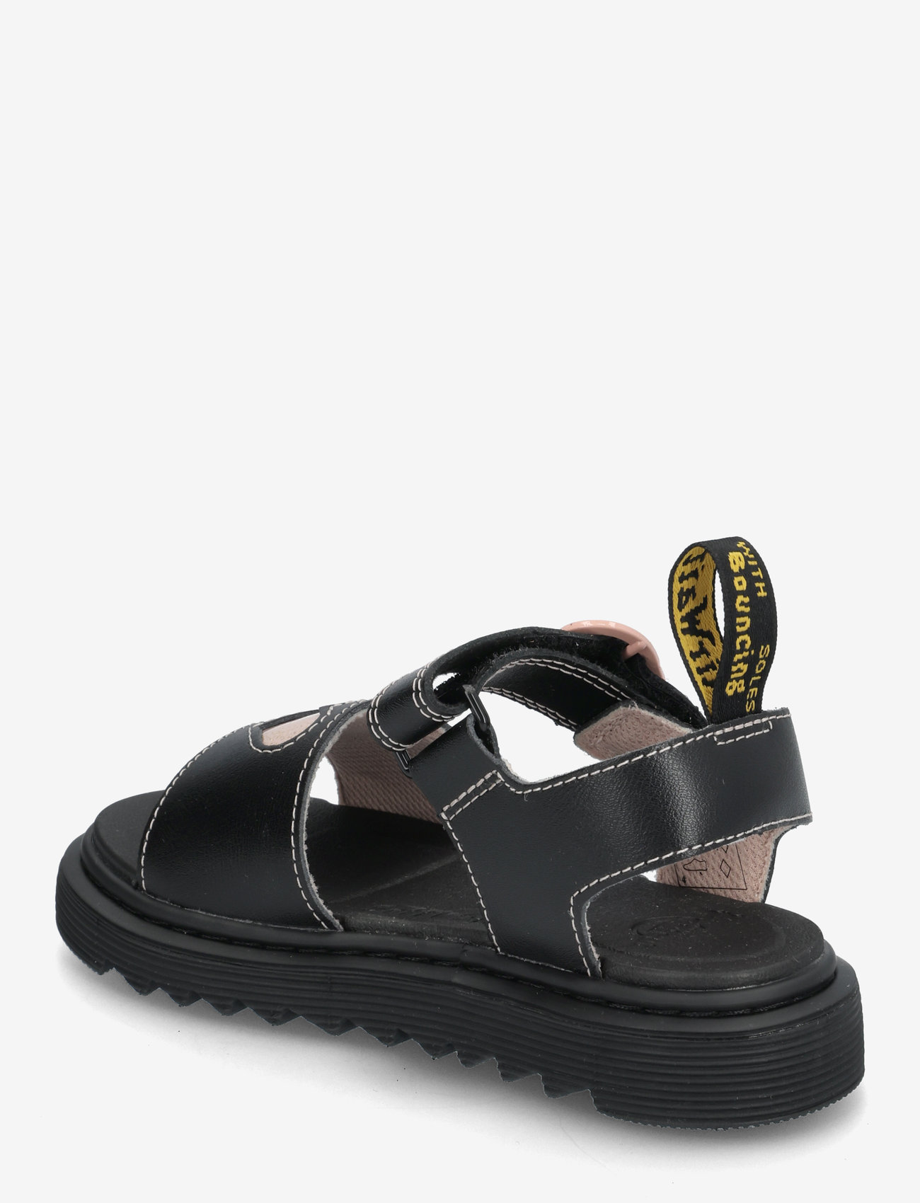 Dr. Martens - Marlowe Hearts J Black+Powder Pink T Lamper+Nebula Glitter - sandalen - black+powder pink - 2