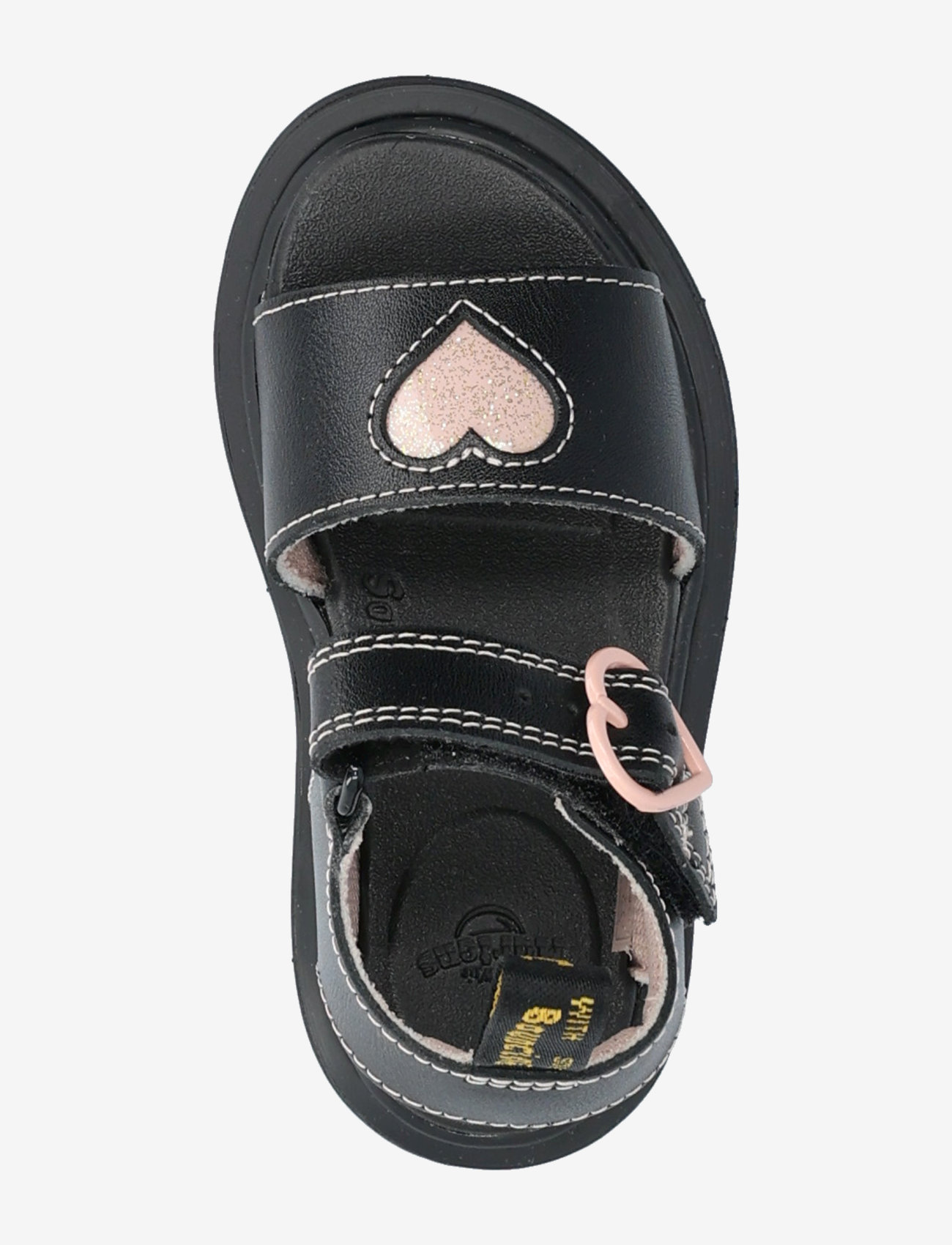 Dr. Martens - Marlowe Hearts T Black+Powder Pink T Lamper+Nebula Glitter - sandaler - black+powder pink - 3