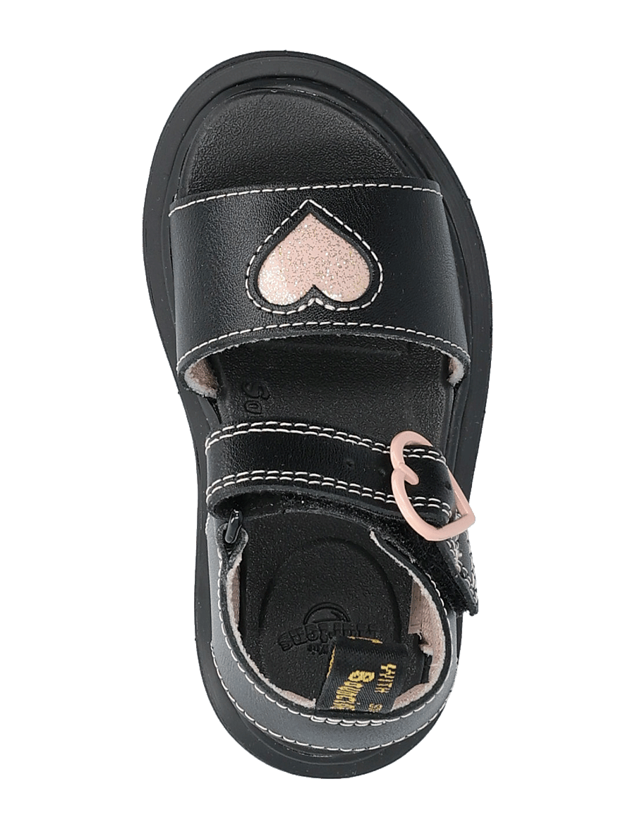 Dr. Martens - Marlowe Hearts T Black+Powder Pink T Lamper+Nebula Glitter - sandalen - black+powder pink - 3