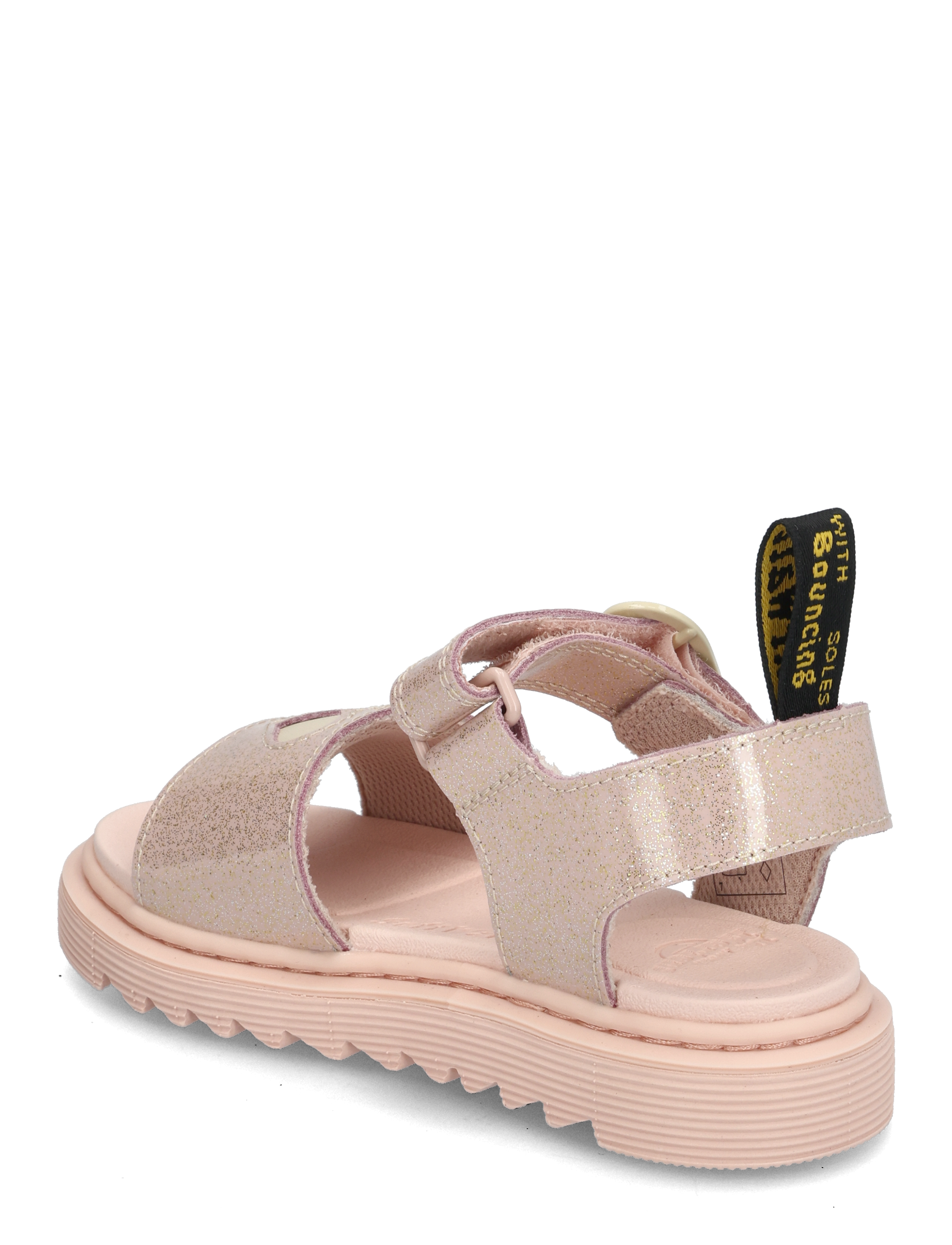Dr. Martens - Marlowe Hearts J Powder Pink+Cloud Cream Nebula Glitter+Classic Nappa - powder pink+cloud cream - 2