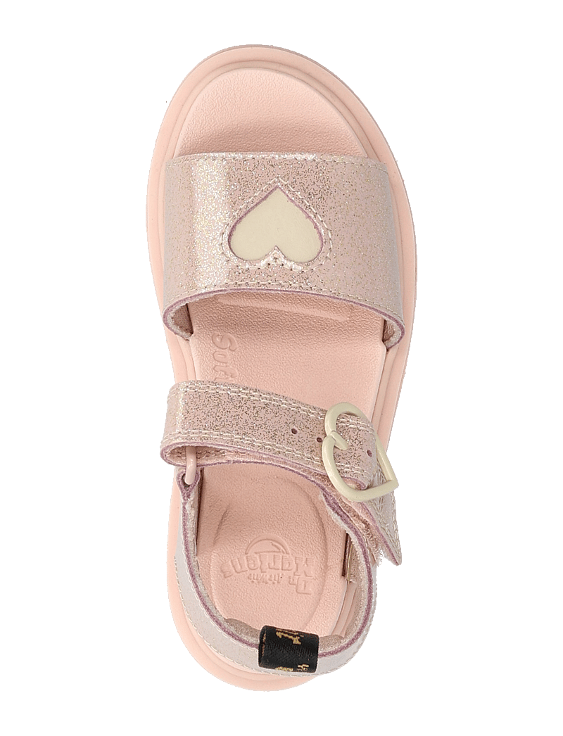 Dr. Martens - Marlowe Hearts J Powder Pink+Cloud Cream Nebula Glitter+Classic Nappa - sandaler - powder pink+cloud cream - 3