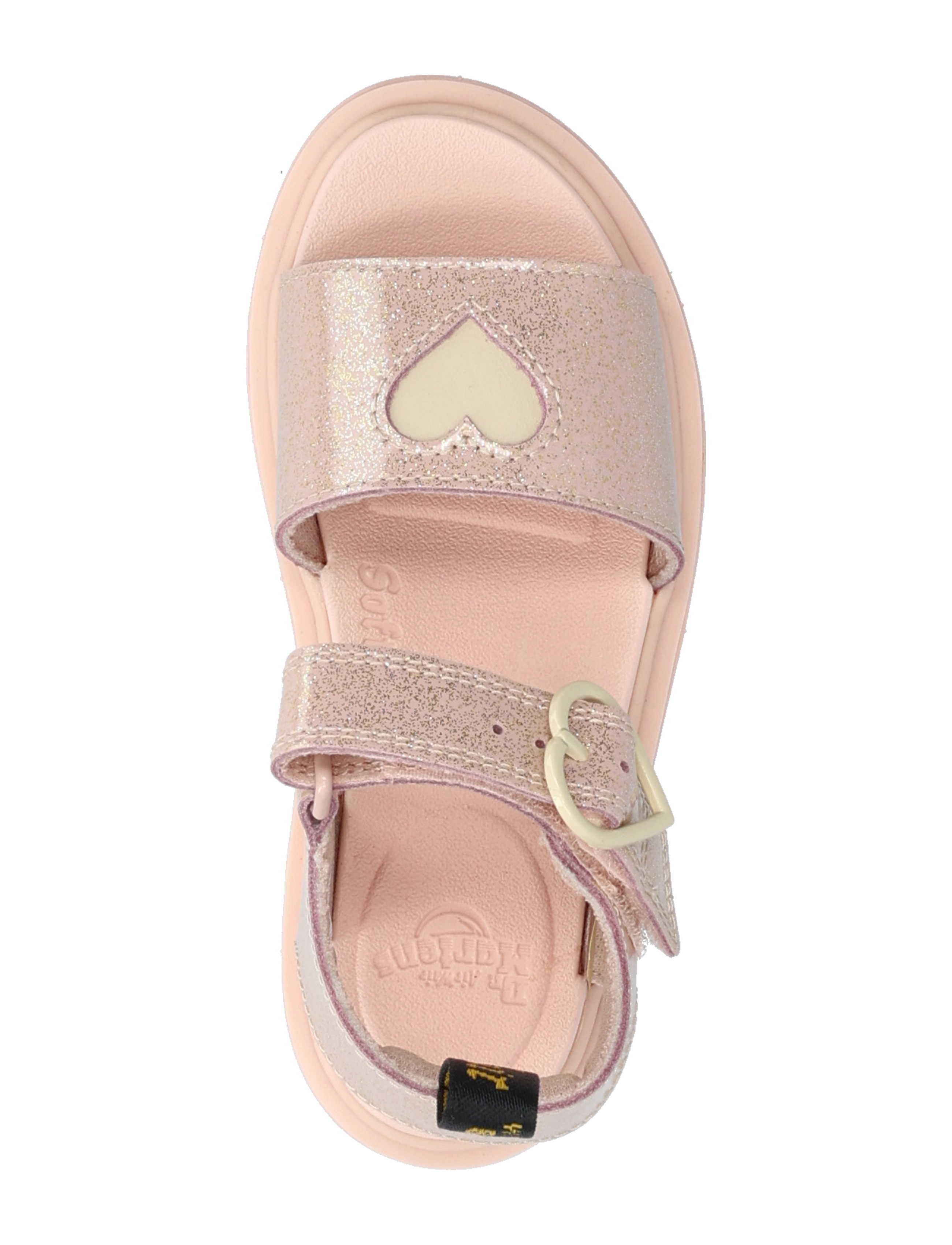 Dr. Martens - Marlowe Hearts J Powder Pink+Cloud Cream Nebula Glitter+Classic Nappa - powder pink+cloud cream - 3