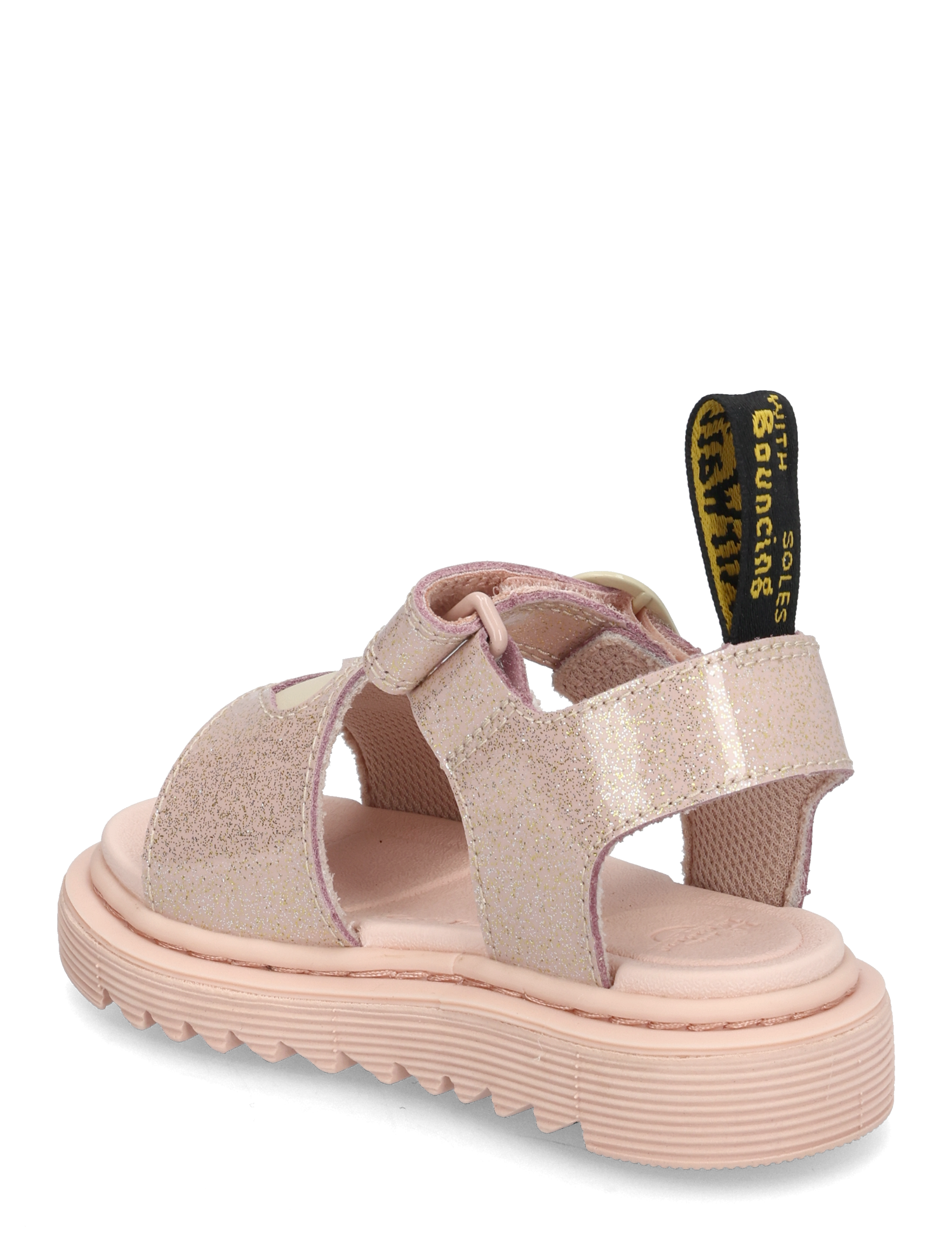 Dr. Martens - Marlowe Hearts T Powder Pink+Cloud Cream Nebula Glitter+Classic Nappa - powder pink+cloud cream - 2
