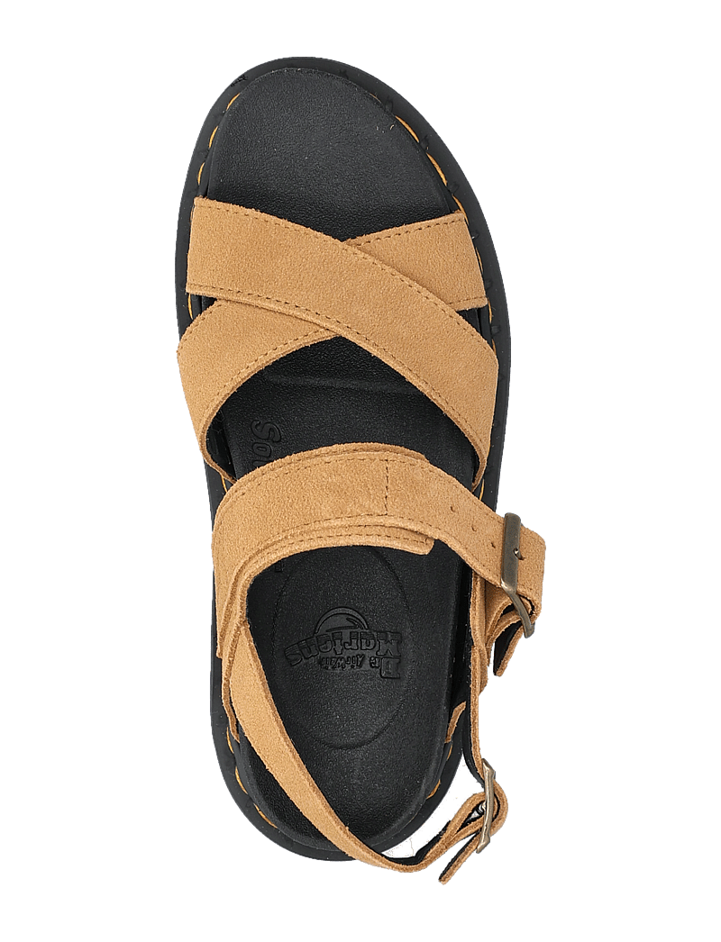Dr. Martens - Voss Ii Tan Vt Eh Suede - flade sandaler - tan vt - 3