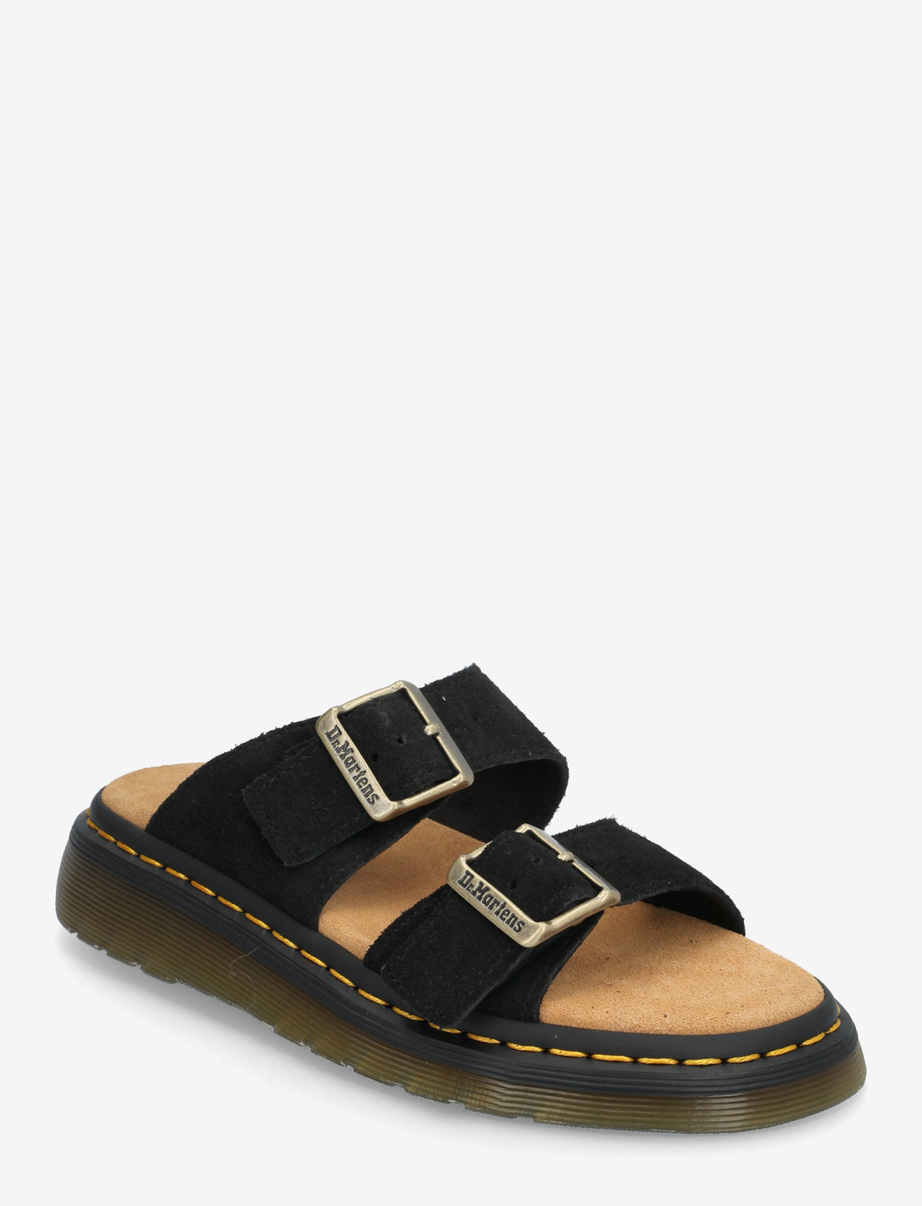 Dr. Martens - Josef Black Eh Suede - kontsata sandaalid - black - 0
