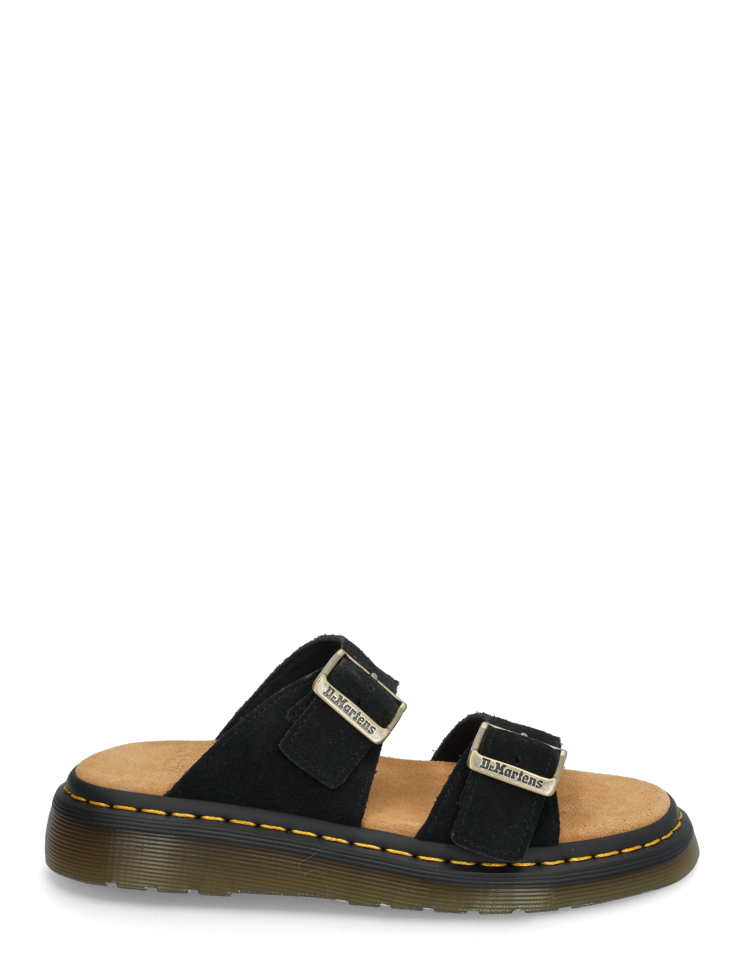 Dr. Martens - Josef Black Eh Suede - flache sandalen - black - 1