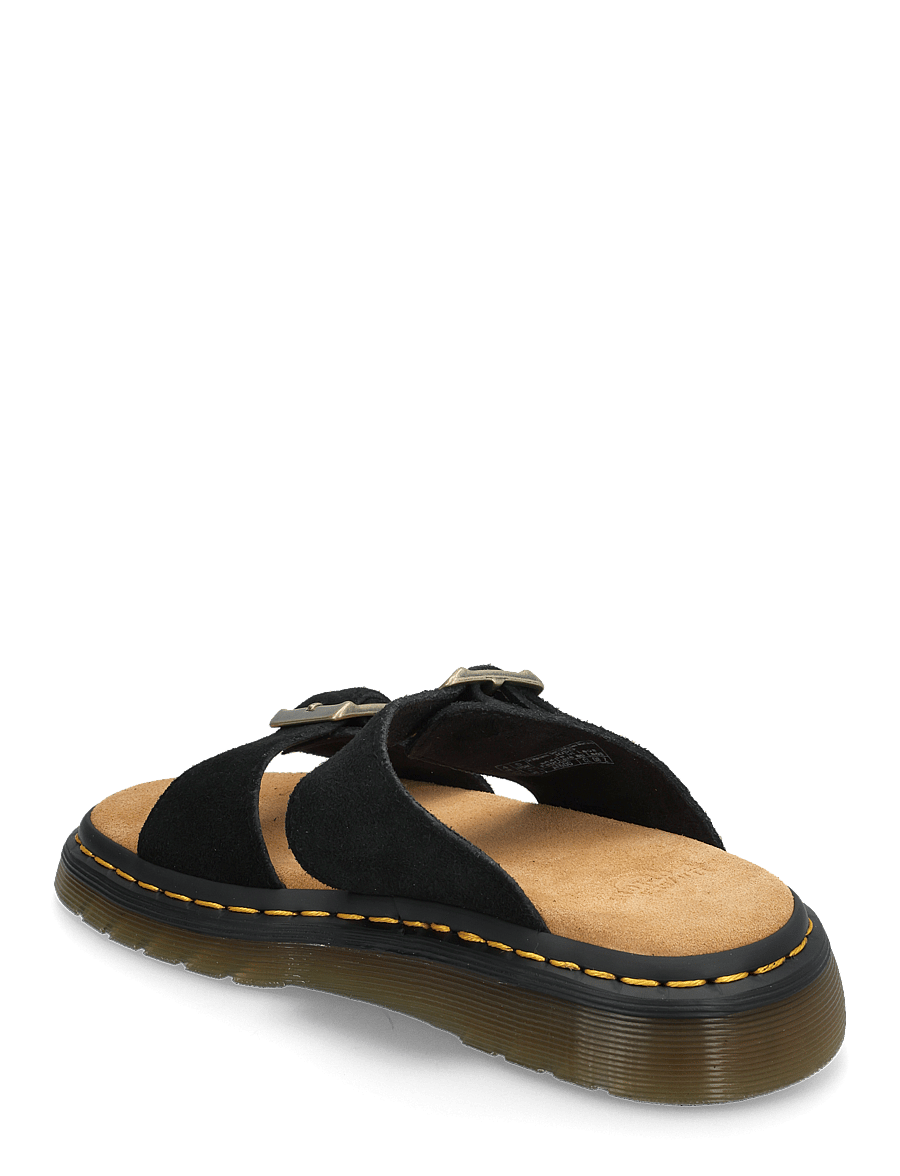 Dr. Martens - Josef Black Eh Suede - flache sandalen - black - 2