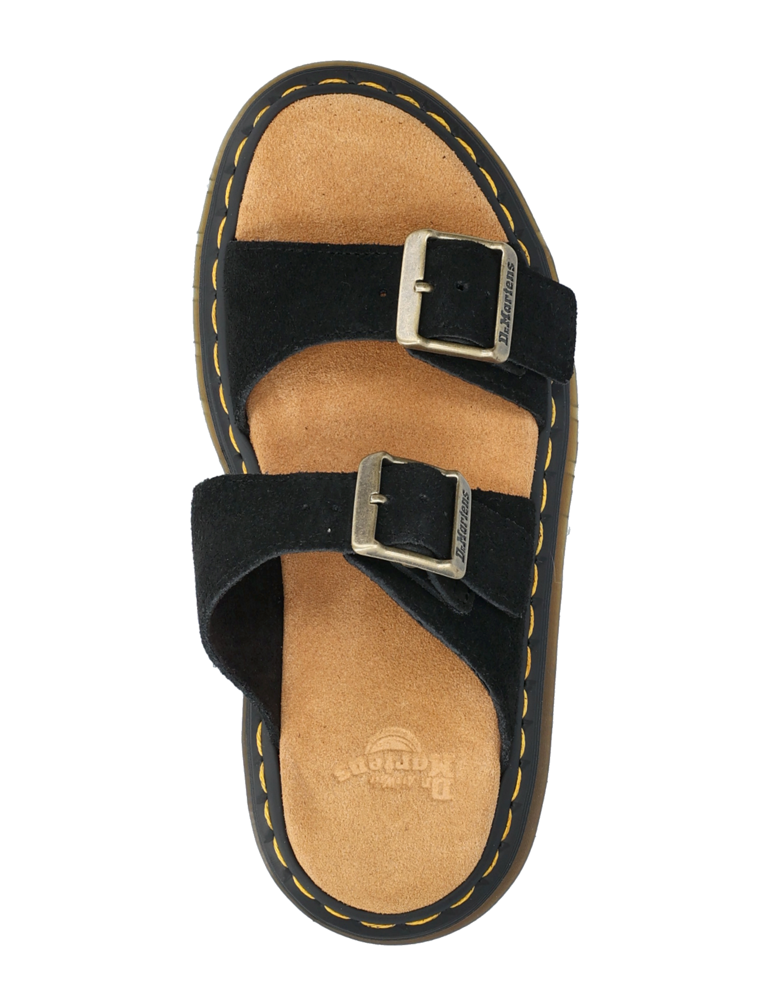 Dr. Martens - Josef Black Eh Suede - flache sandalen - black - 3