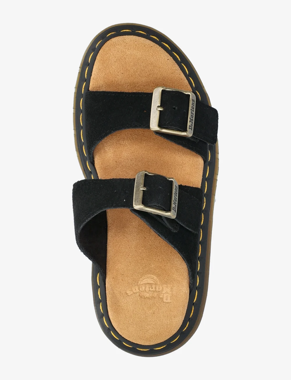 Dr. Martens - Josef Black Eh Suede - flache sandalen - black - 3