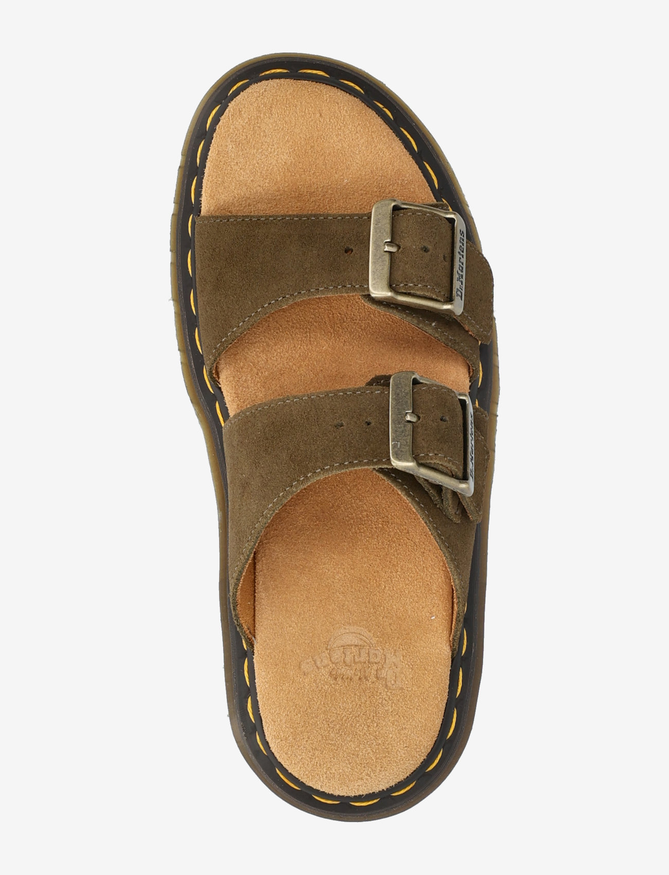 Dr. Martens - Josef Dms Olive Bronx Suede - platta sandaler - dms olive - 3