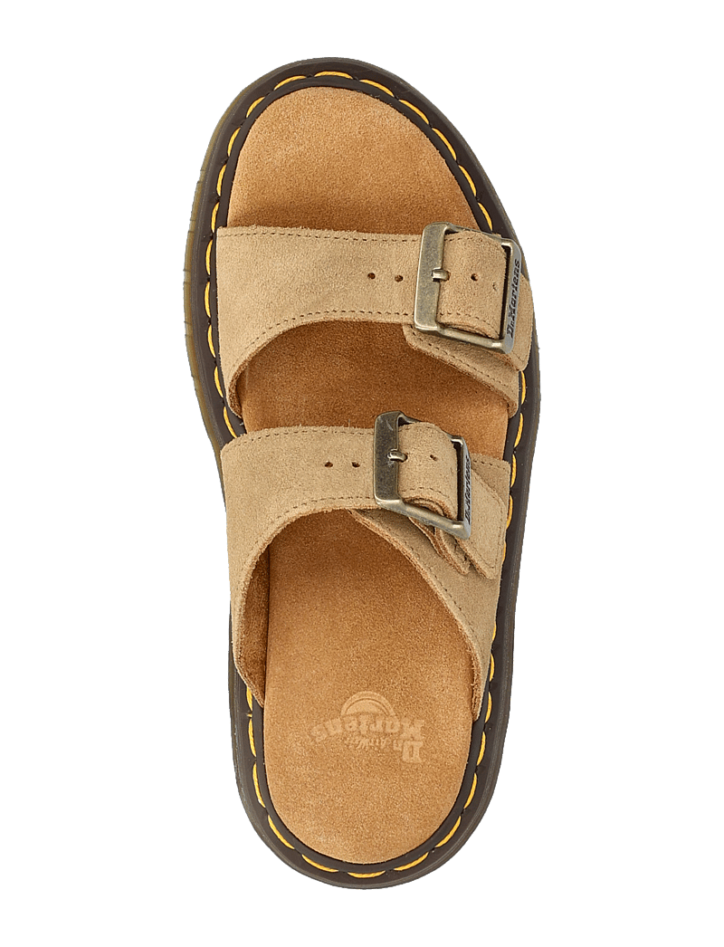 Dr. Martens - Josef Savannah Tan Bronx Suede - płaskie sandały - savannah tan - 3