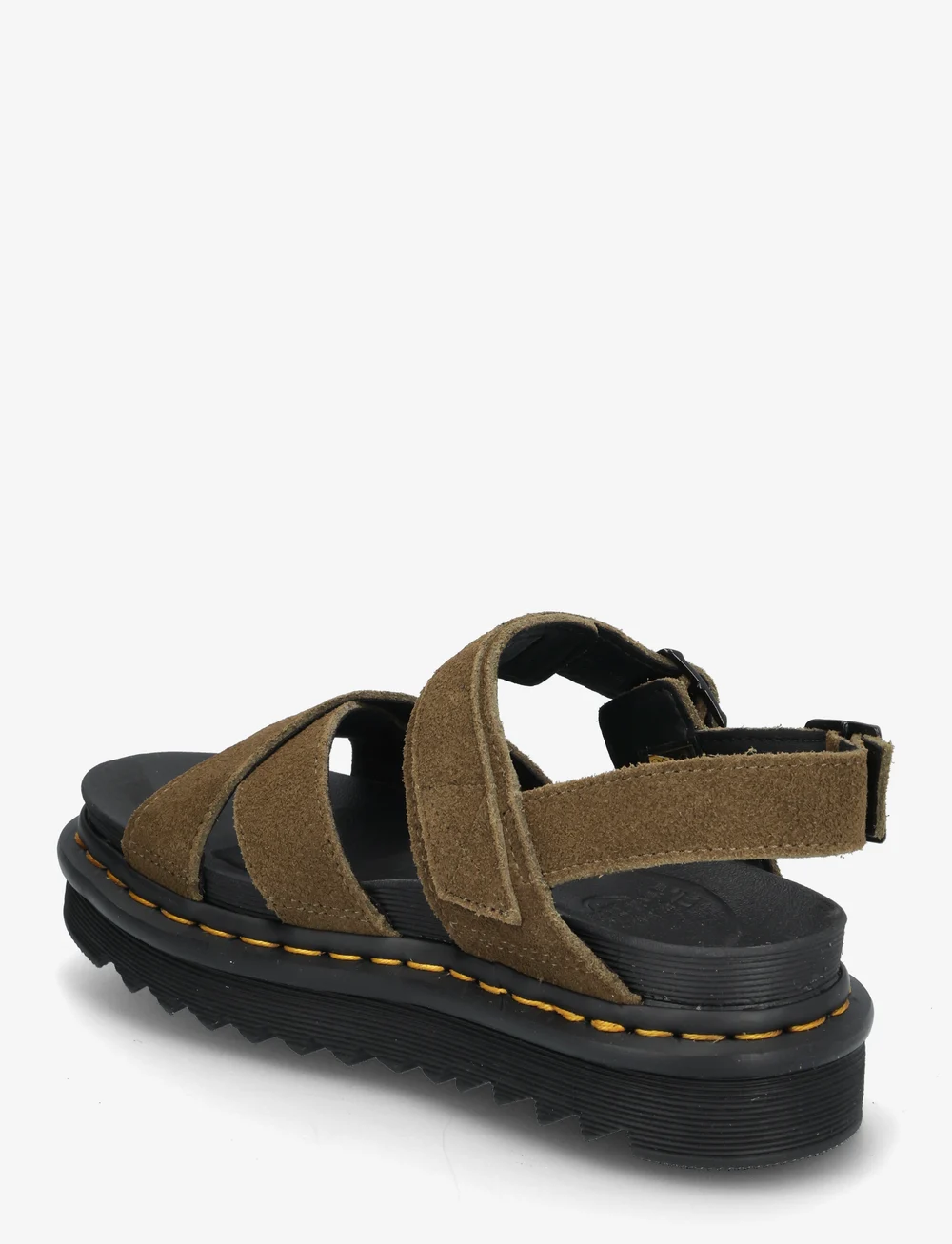Dr. Martens - Voss Ii Dms Olive Bronx Suede - flache sandalen - dms olive - 2