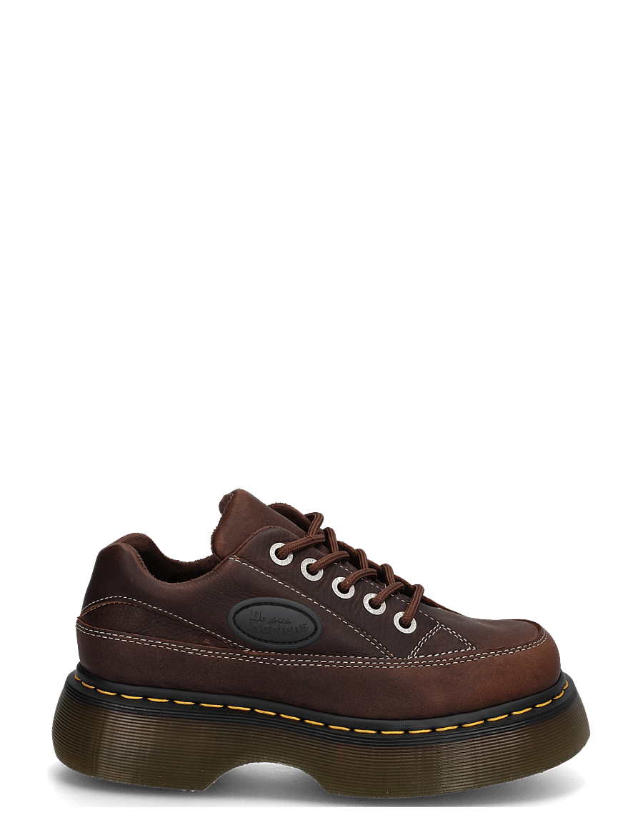 Dr. Martens - Buzz 5i Dark Brown Grizzly - niedrige sneaker - dark brown - 2