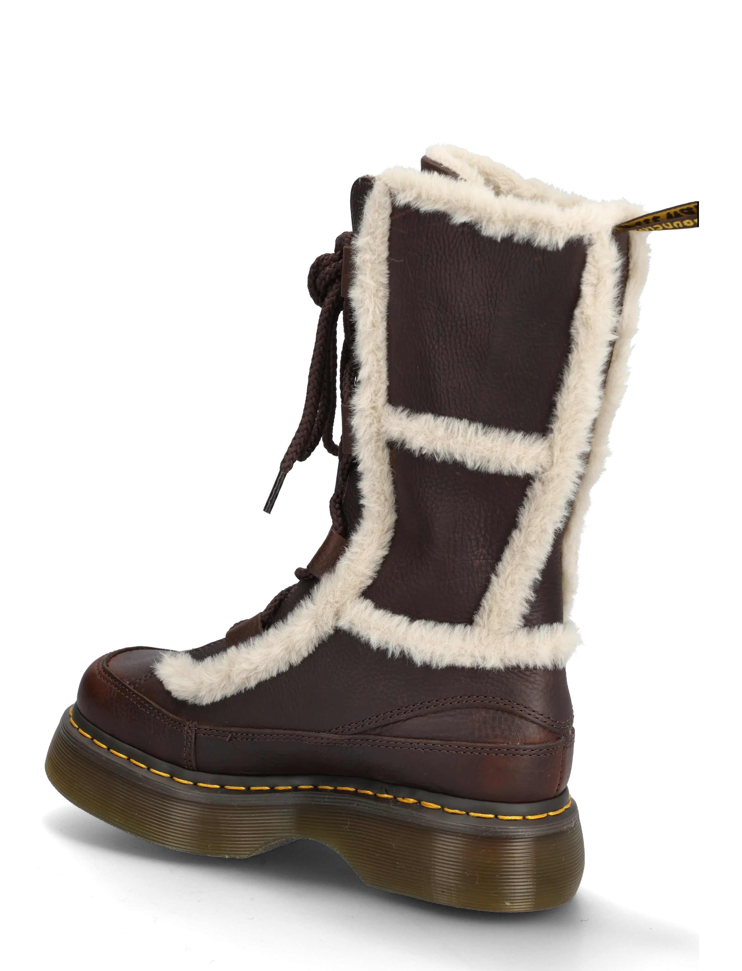 Dr. Martens - Buzz Lace Wl - kvinnor - dark brown+natural - 2