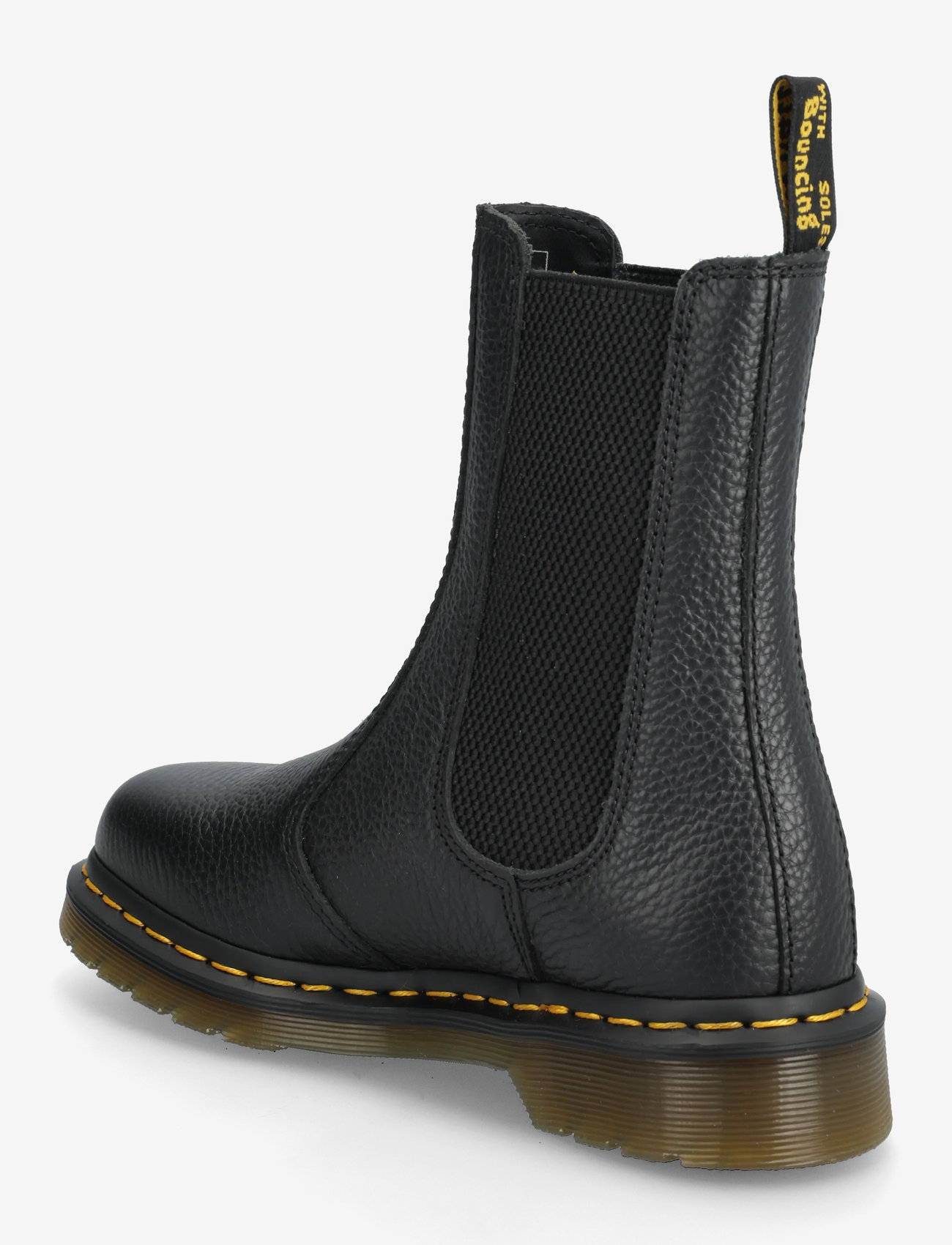 Dr. Martens - 2976 Hi Black Milled Nappa - hverdags stil - black - 2