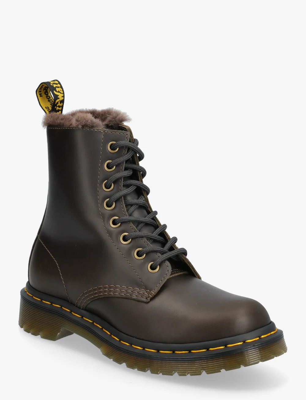 Dr. Martens - 1460 Serena - laced boots - dark taupe - 0