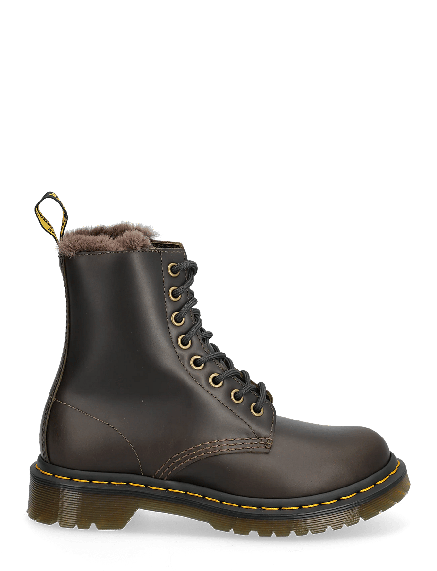 Dr. Martens - 1460 Serena - geschnürte stiefel - dark taupe - 1