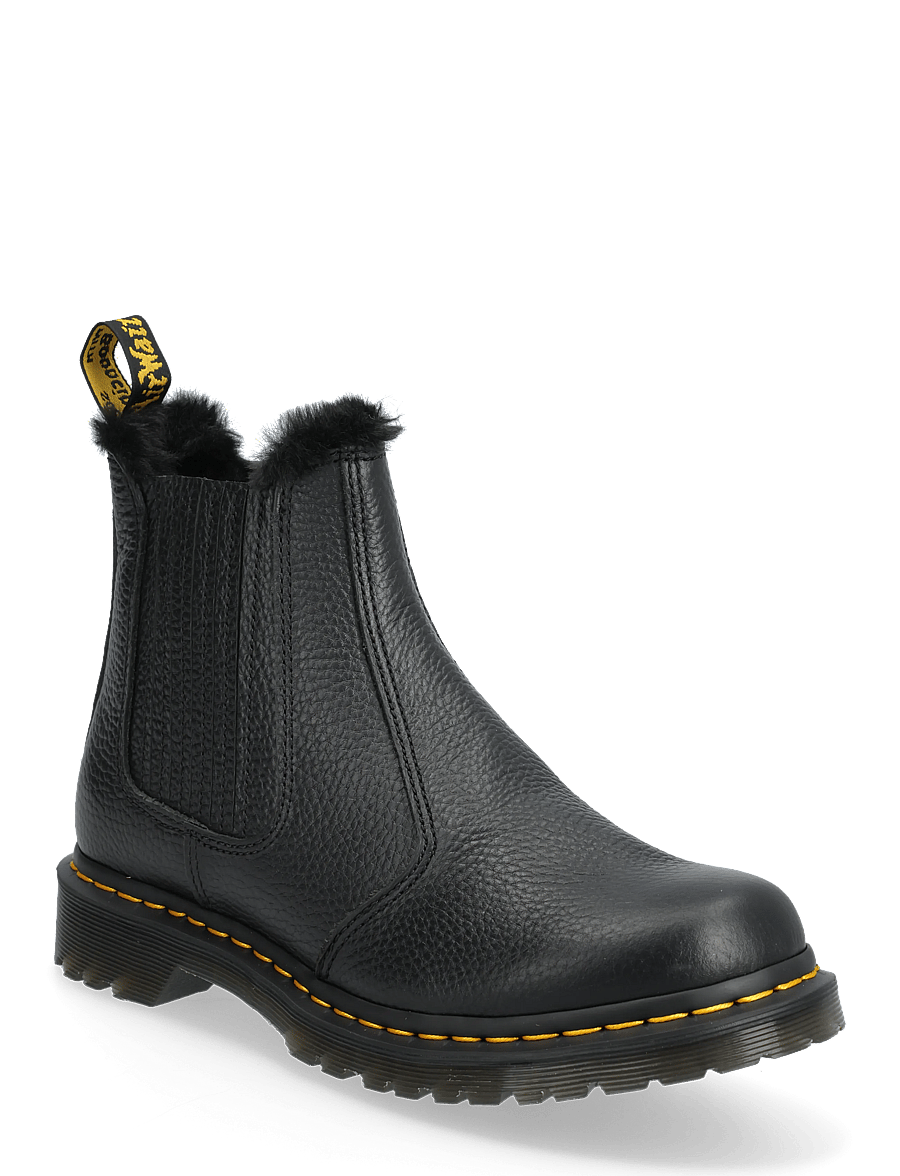 Dr. Martens - 2976 Leonore Ii Black Milled Nappa - lygiapadžiai aulinukai - black - 0