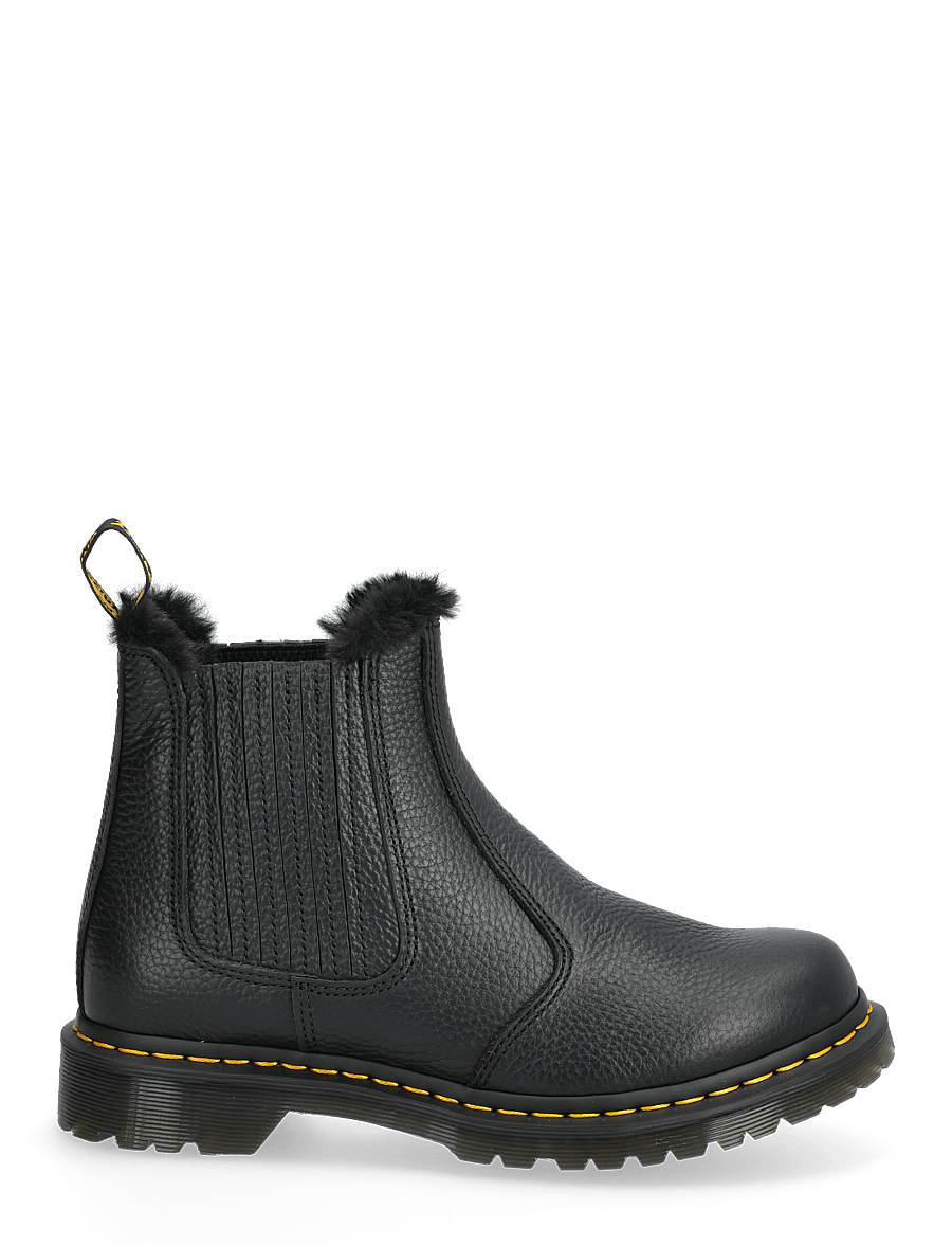 Dr. Martens - 2976 Leonore Ii Black Milled Nappa - lygiapadžiai aulinukai - black - 1