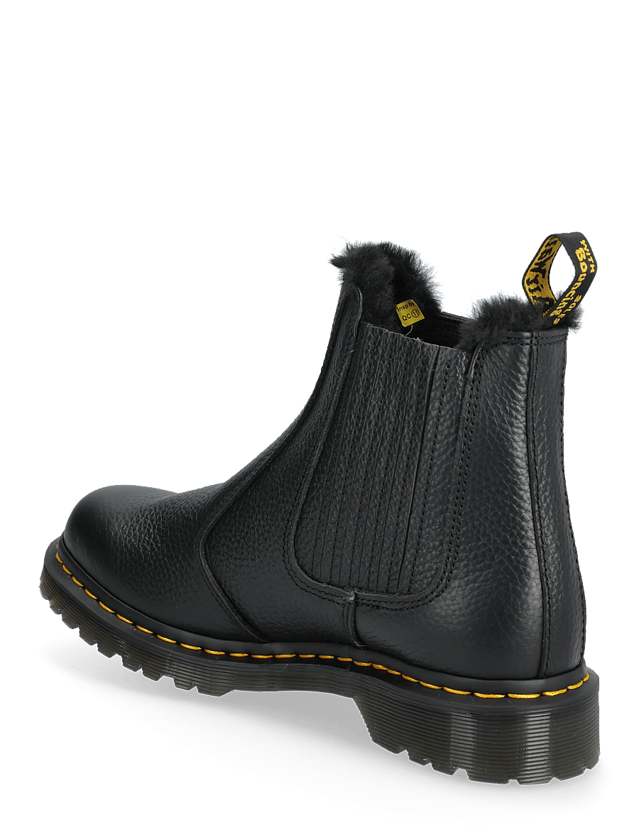 Dr. Martens - 2976 Leonore Ii Black Milled Nappa - lygiapadžiai aulinukai - black - 2