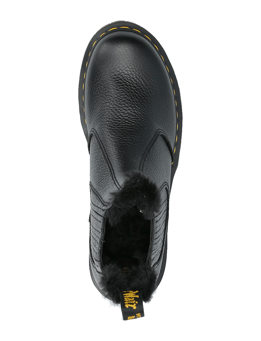 Dr. Martens - 2976 Leonore Ii Black Milled Nappa - lygiapadžiai aulinukai - black - 3