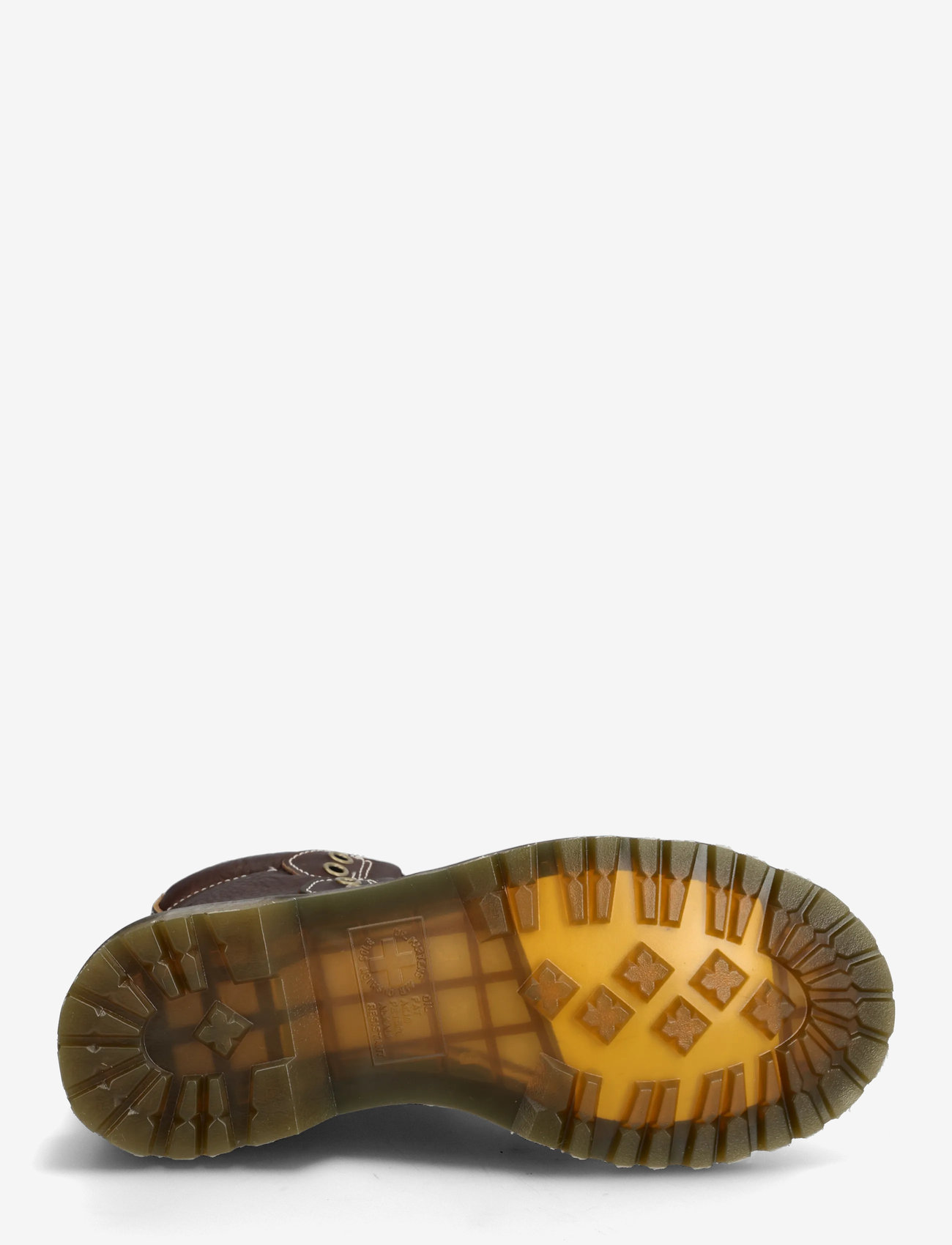 Dr. Martens - 1460 LTT FL DARK BROWN GRIZZLY - flate ankelboots - dark brown - 4