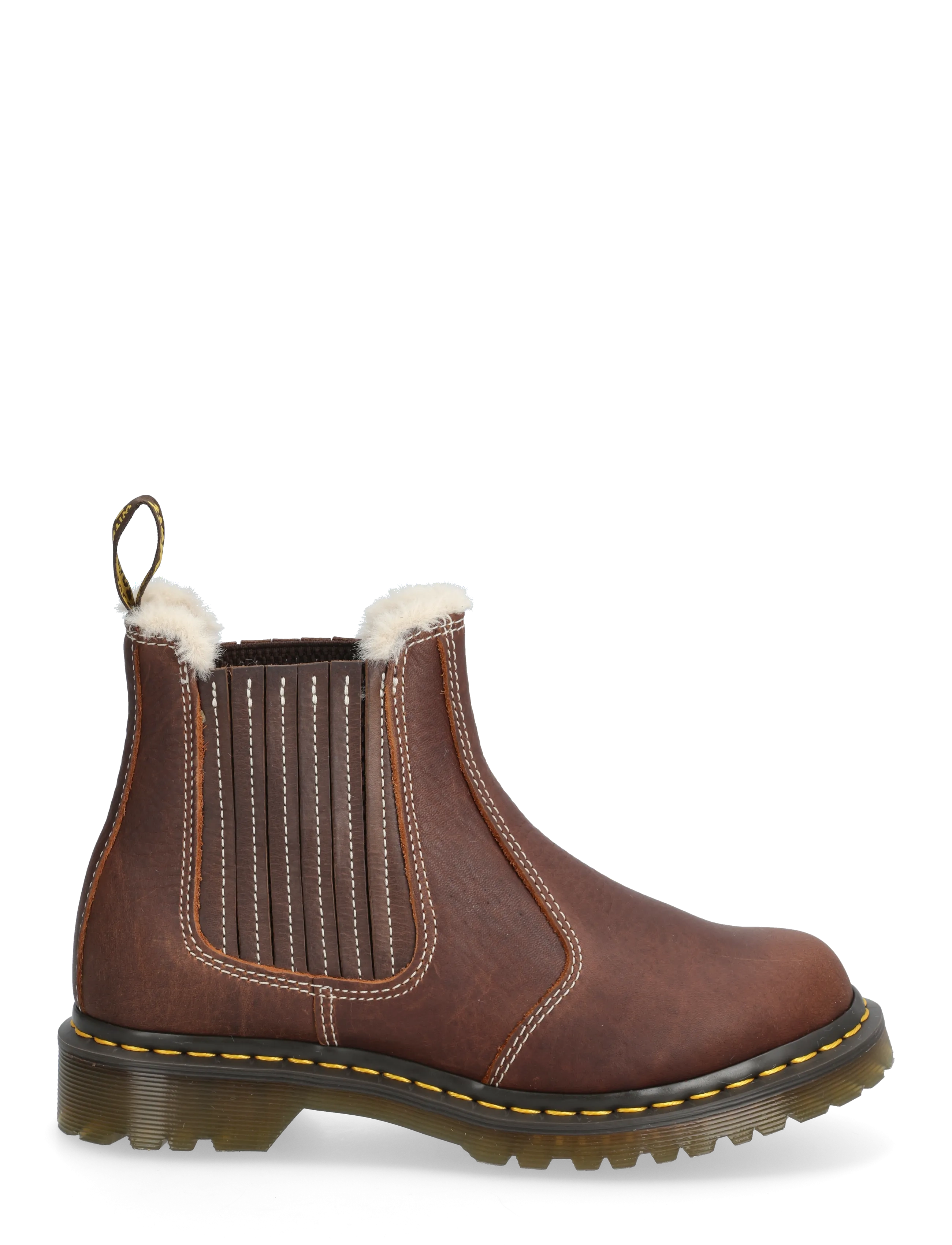 Dr. Martens - 2976 Leonore Ii Dark Brown Grizzly - tasapohjaiset nilkkurit - brown grizzly - 1