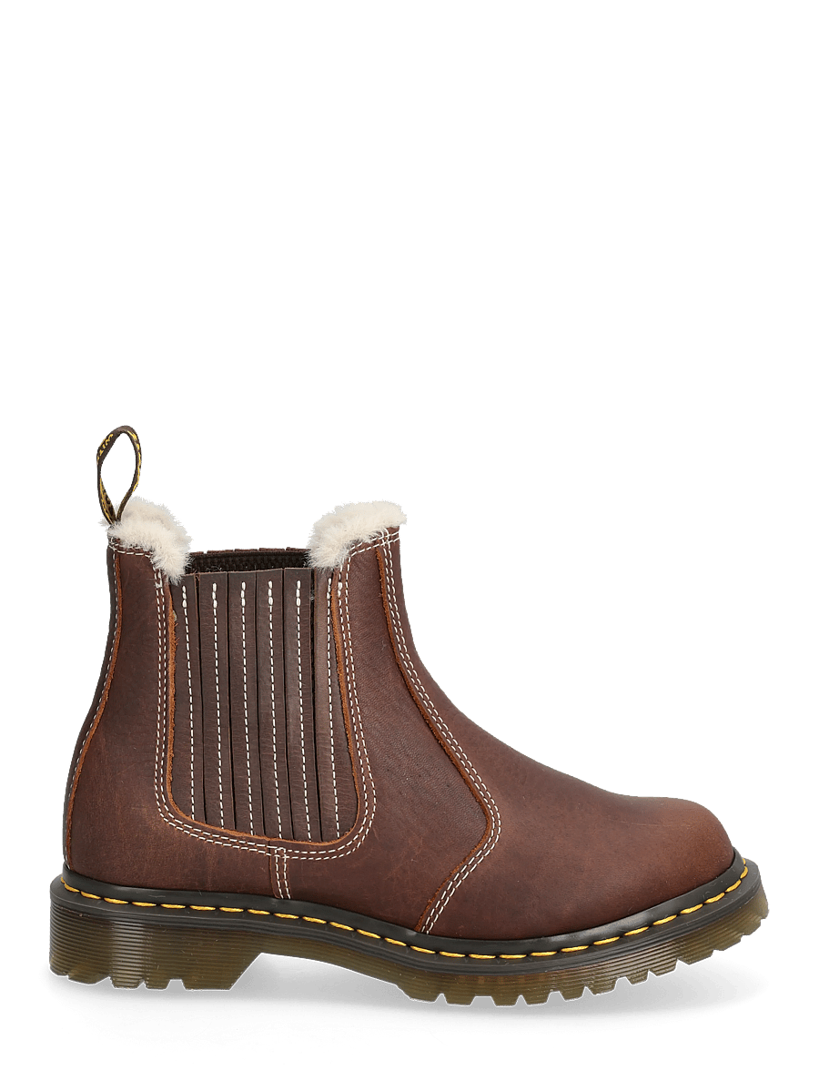 Dr. Martens - 2976 Leonore Ii Dark Brown Grizzly - tasapohjaiset nilkkurit - brown grizzly - 1
